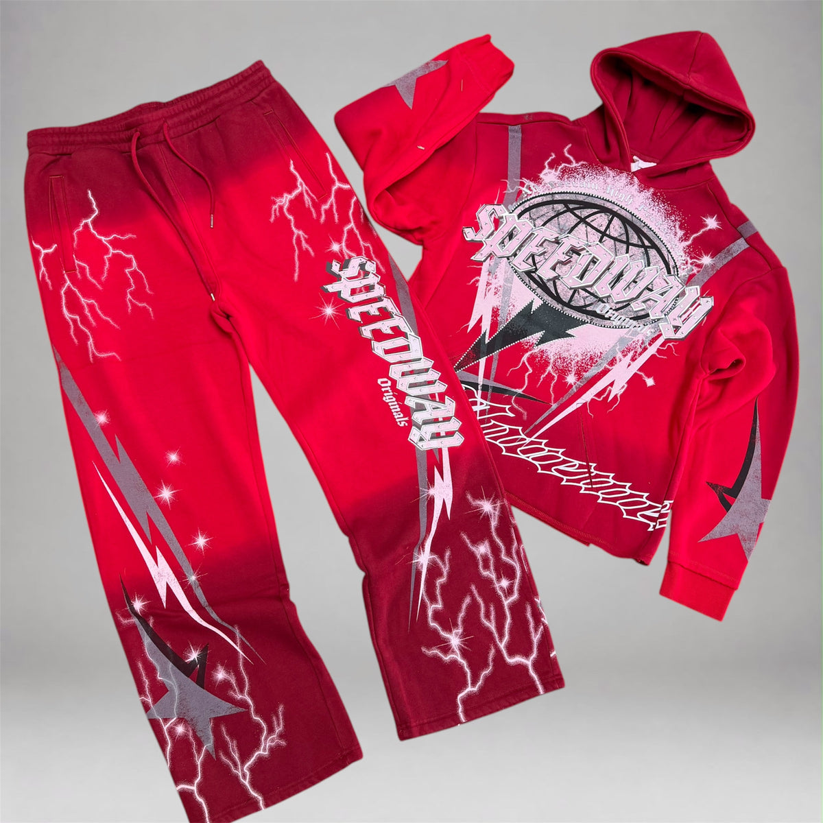 Rise - Speedway Sweat Suit - RED 554