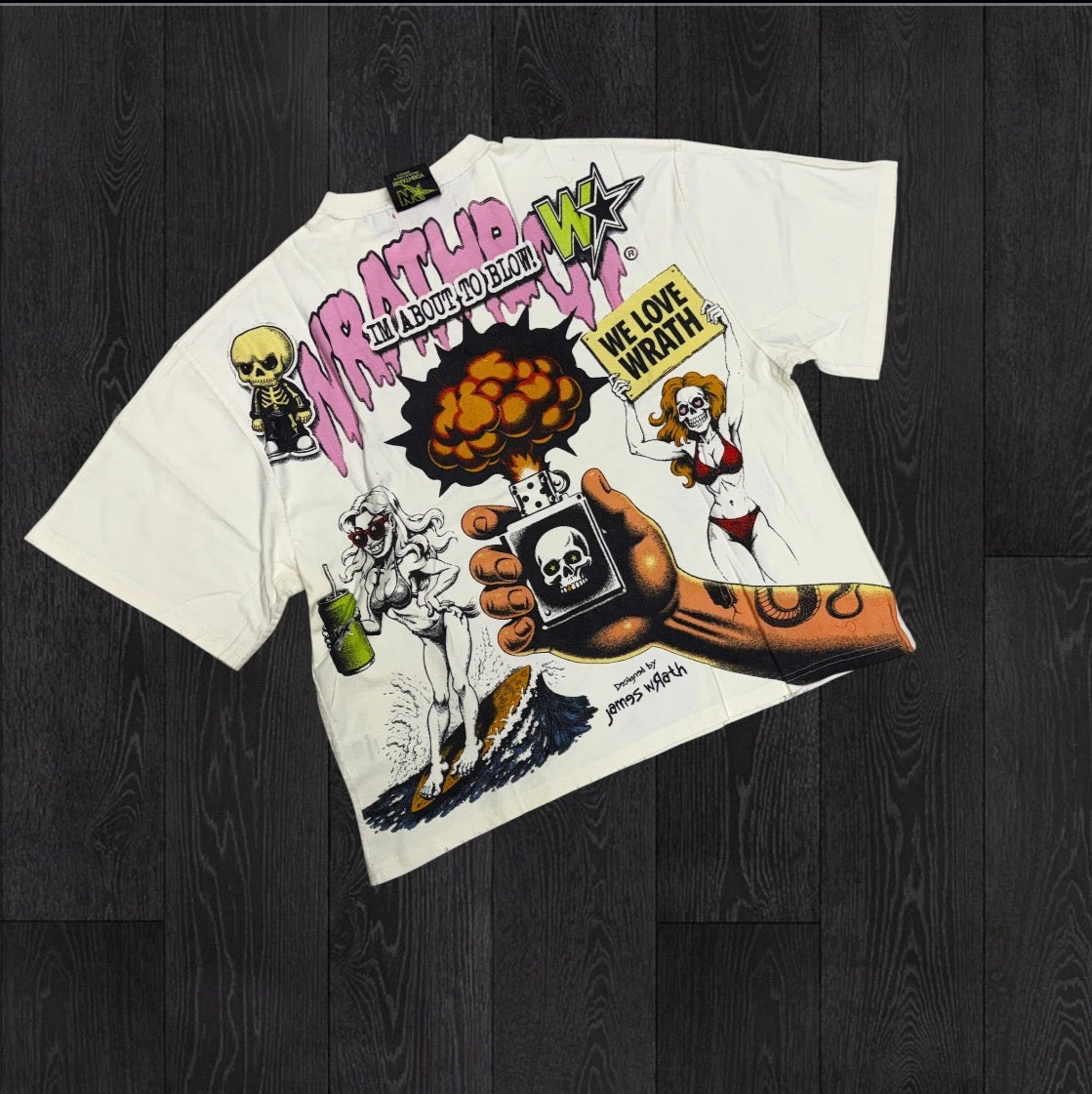 Wrath - We Love Wrath Tee - Off White 624