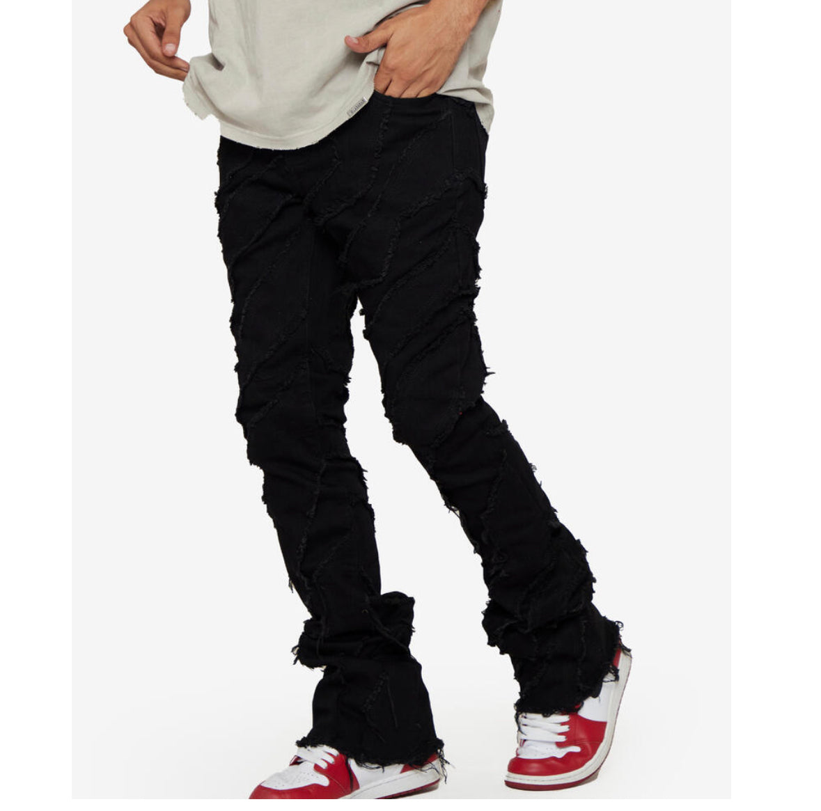 Valabasas SABER Stacked Denim Black Waxed 2720