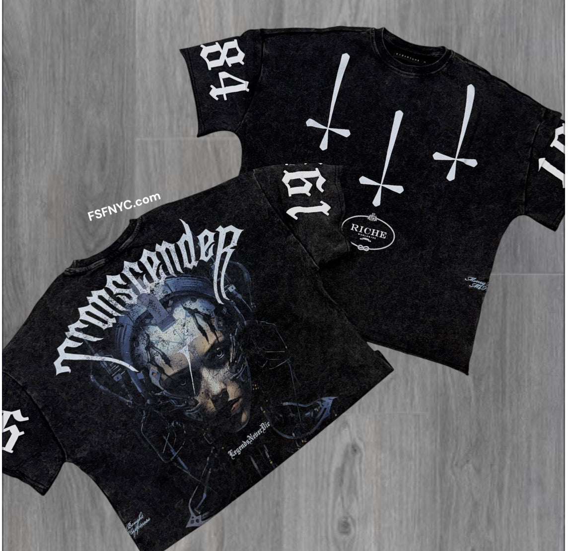 VR - LND Mineral T-shirt - Black - 1406
