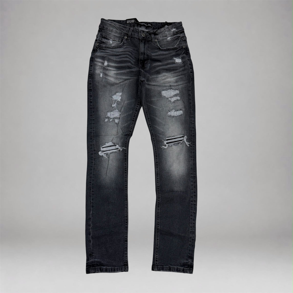 Thread - Slim Distress Denim - Dk Grey 50141