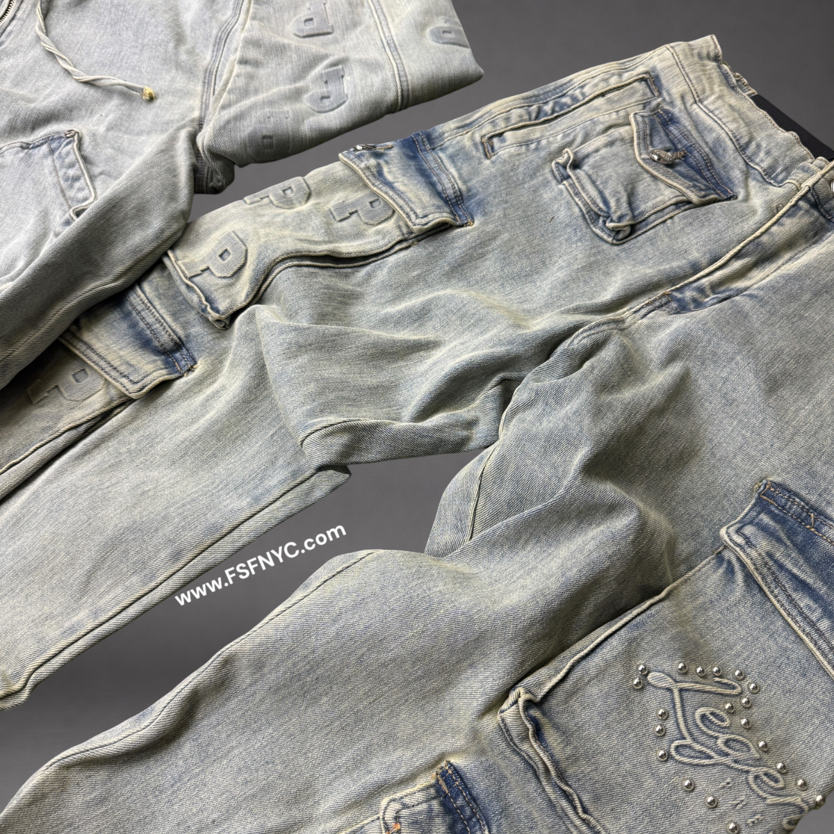 Prevail - LP Jean Set - Light Blue