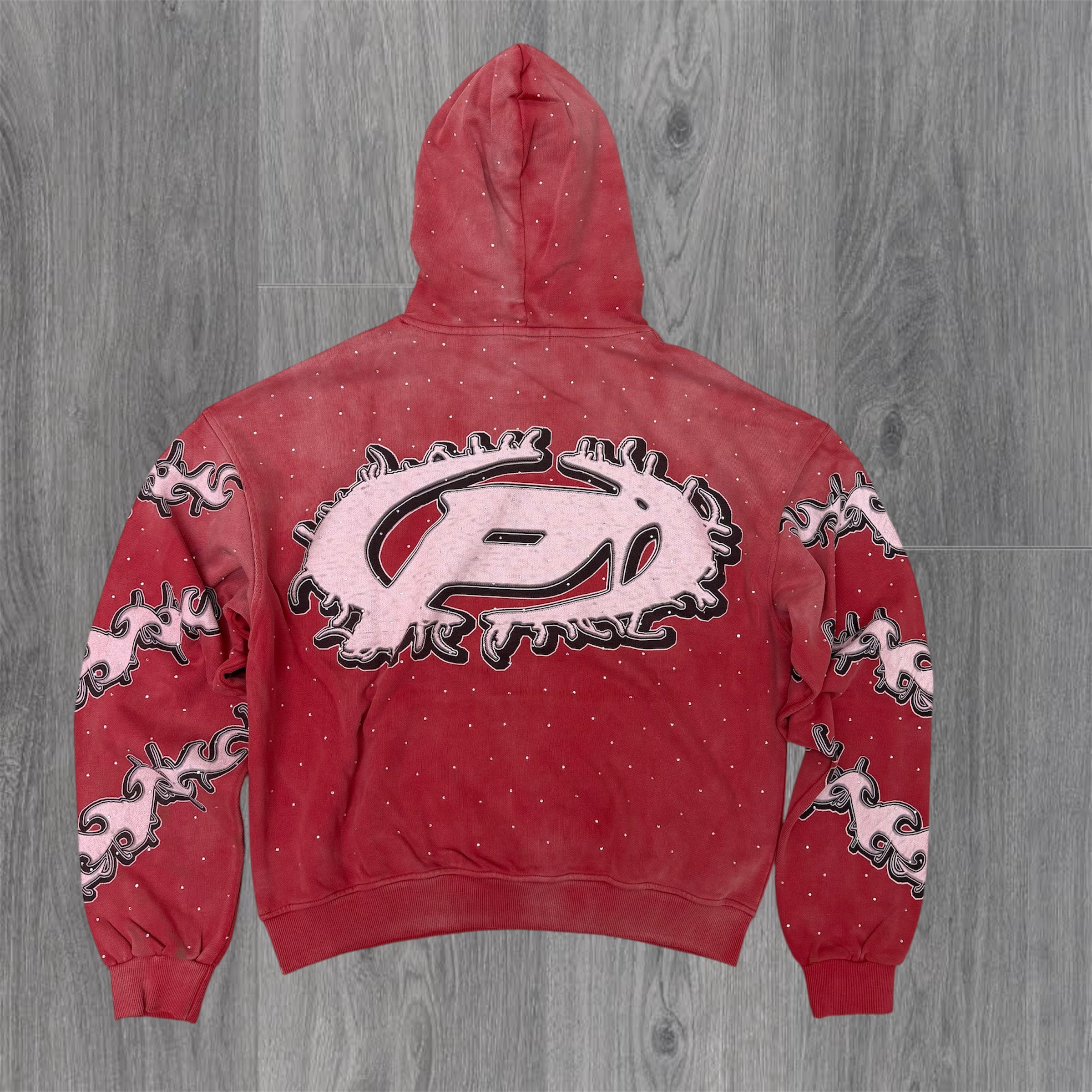 Prestige - Flames Hoodie - Red (Runs small, Go up 1 size)