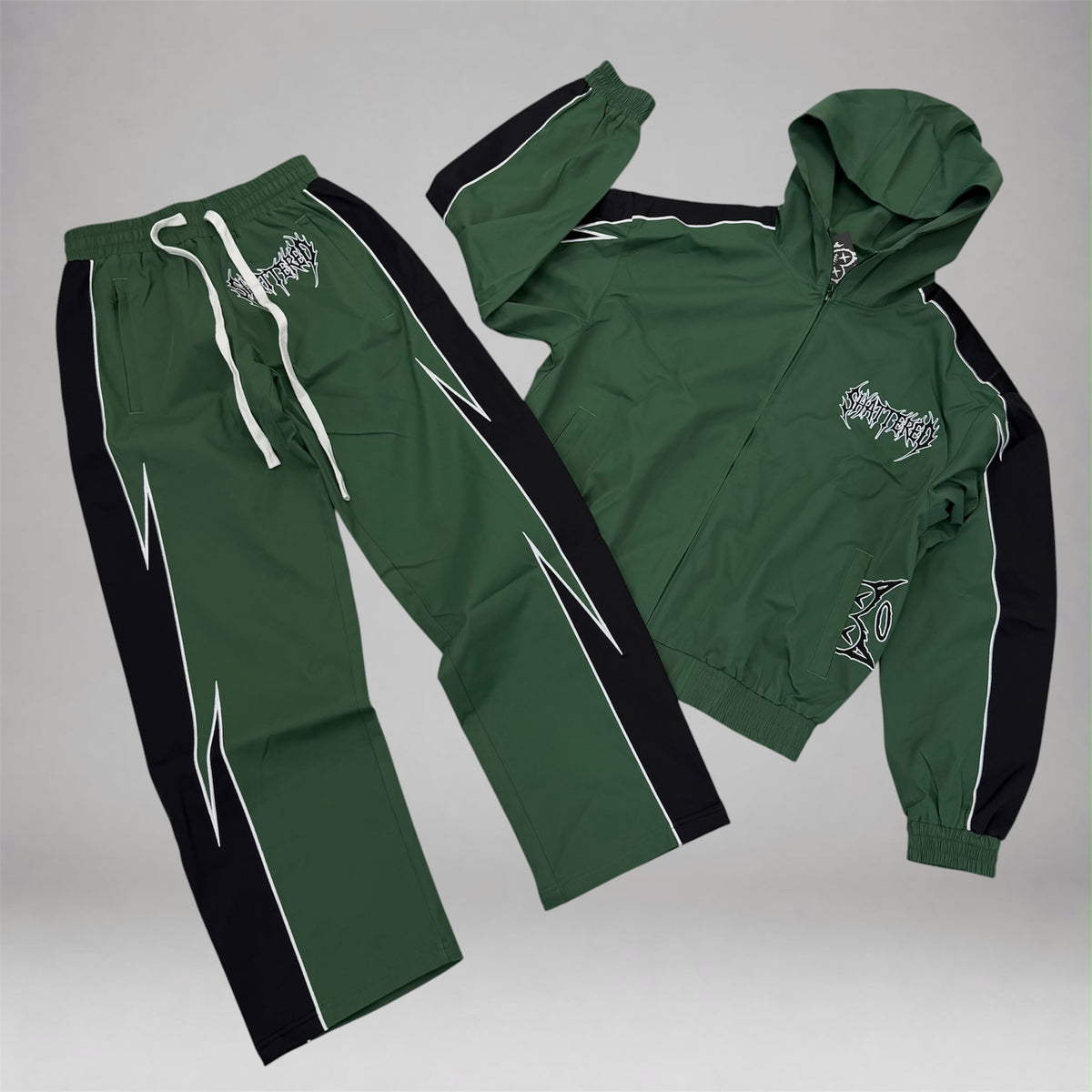 Shattered - Classic Heart Windbreaker Set - Green