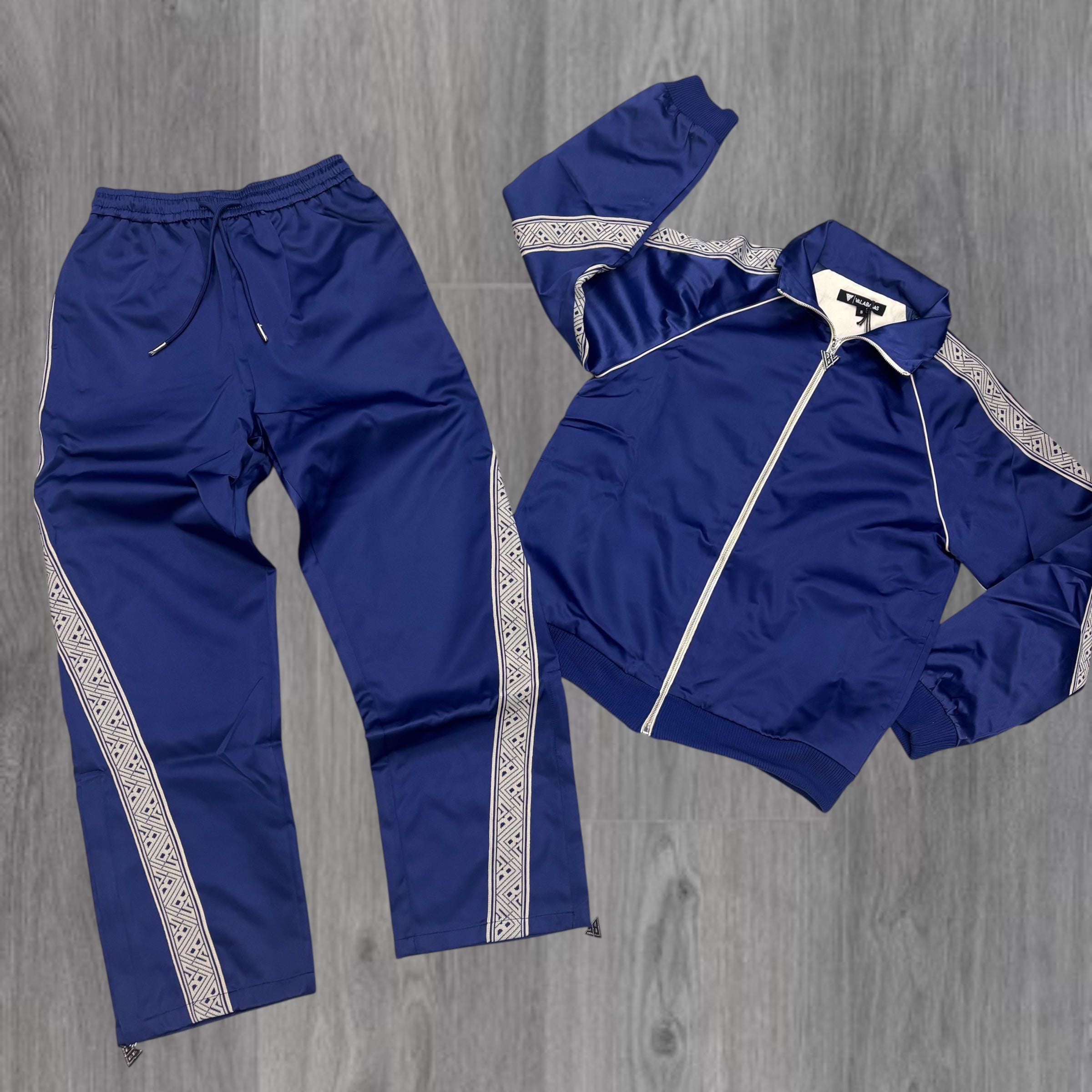 Valabasas - Monaco Satin Track Set - BLUE - 1022 1049