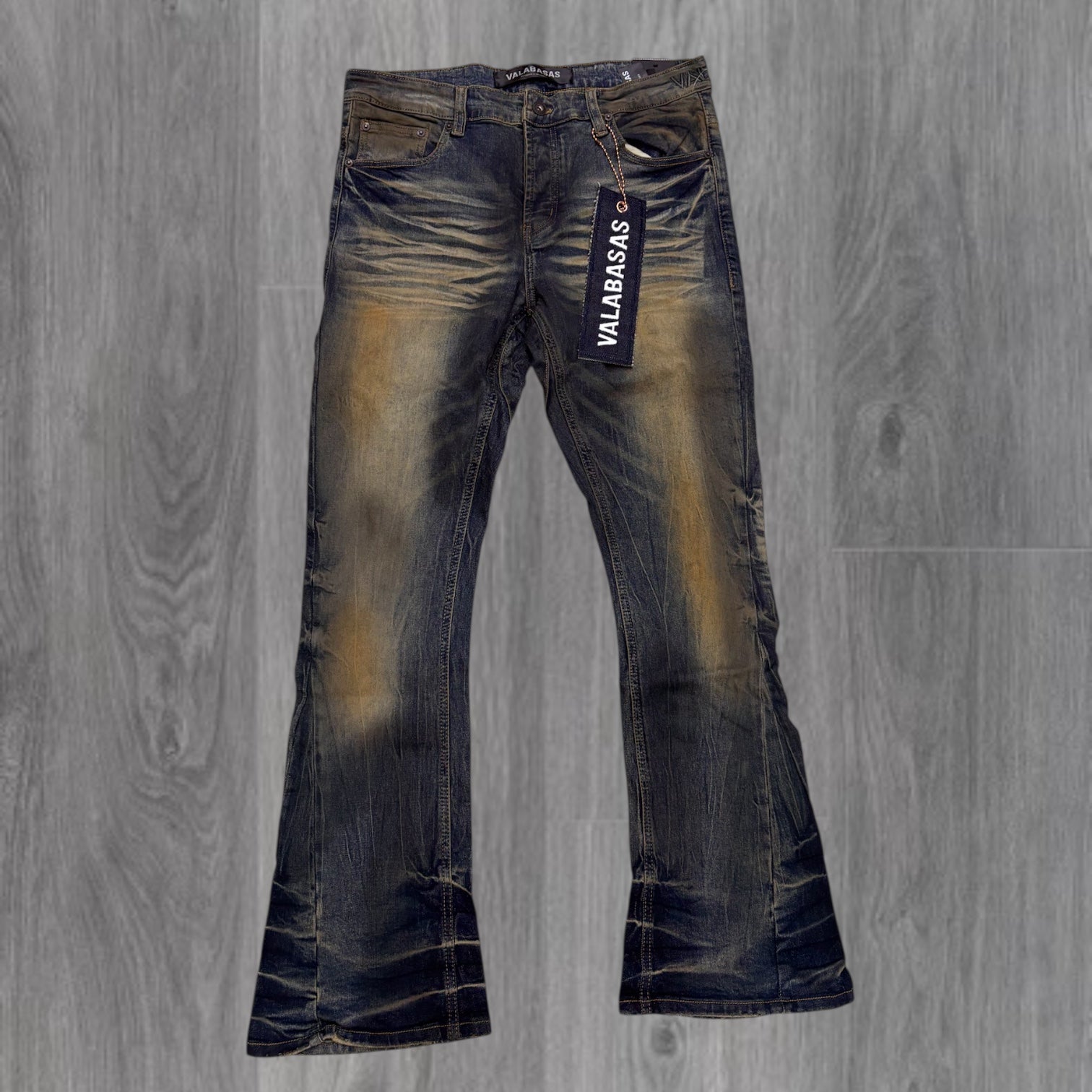 Valabasas - FAX Stacked Denim - Yellow Vintage - 1004