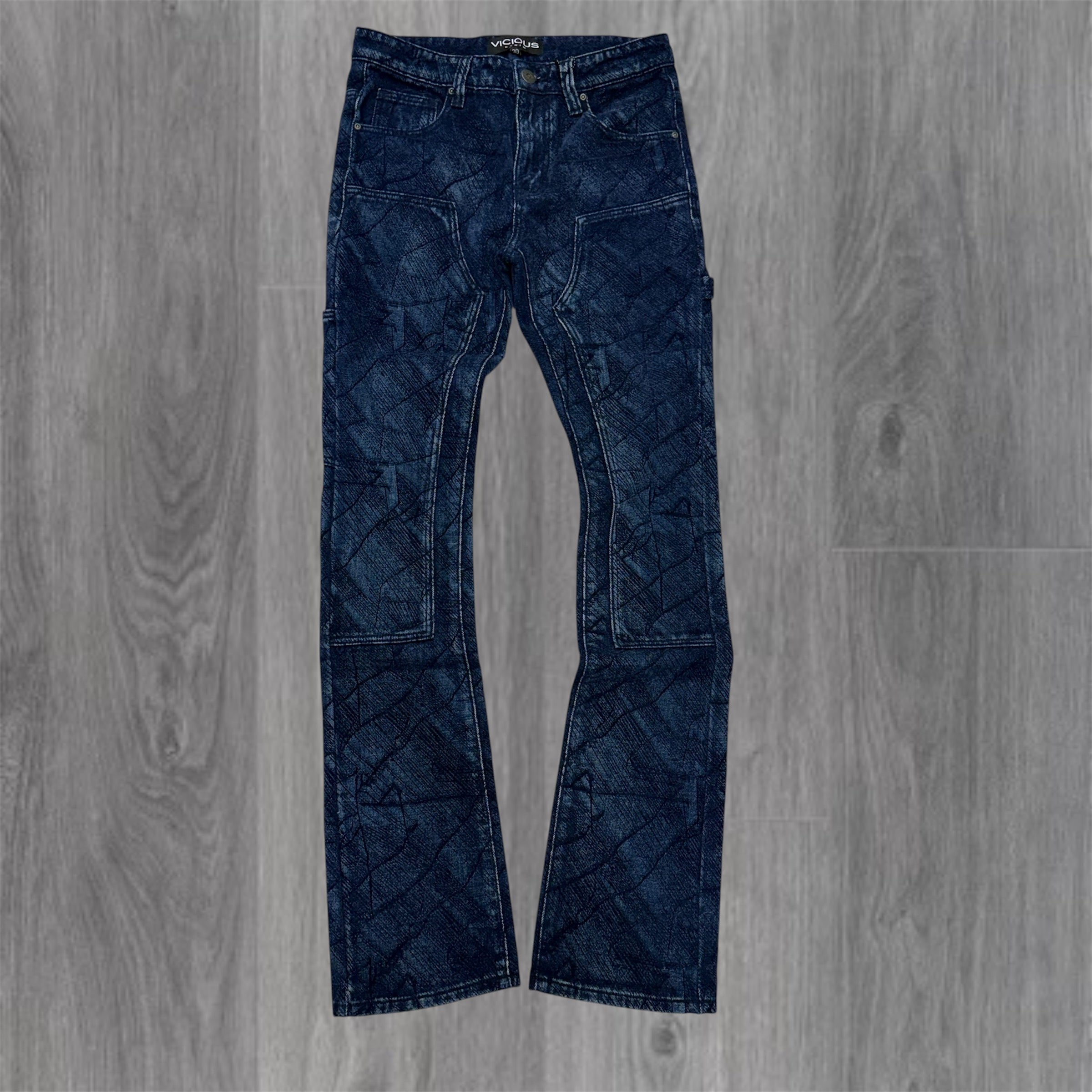 Vicious- Premium Denim Vicious with Matching Jackets Dark Blue- VC1268