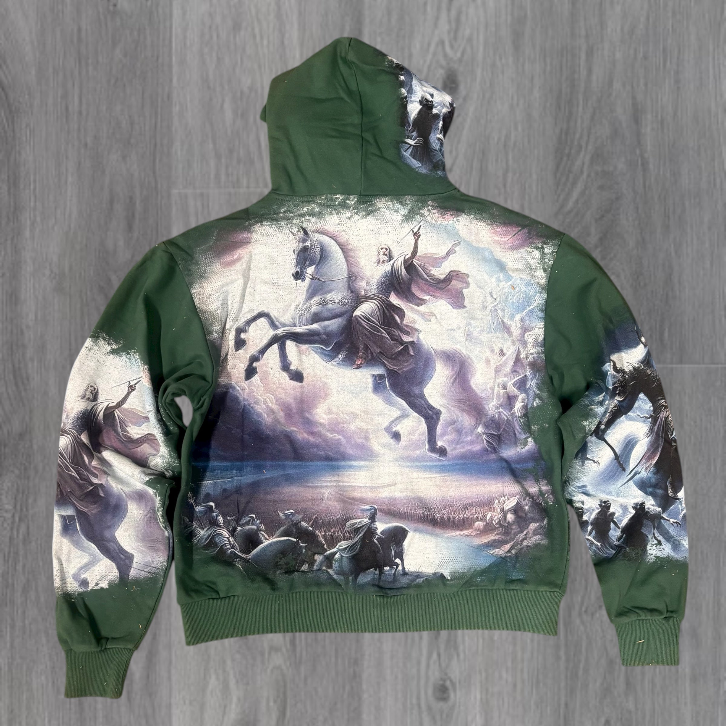 Stray - WARRIOR Hoodie - Forest - 1516