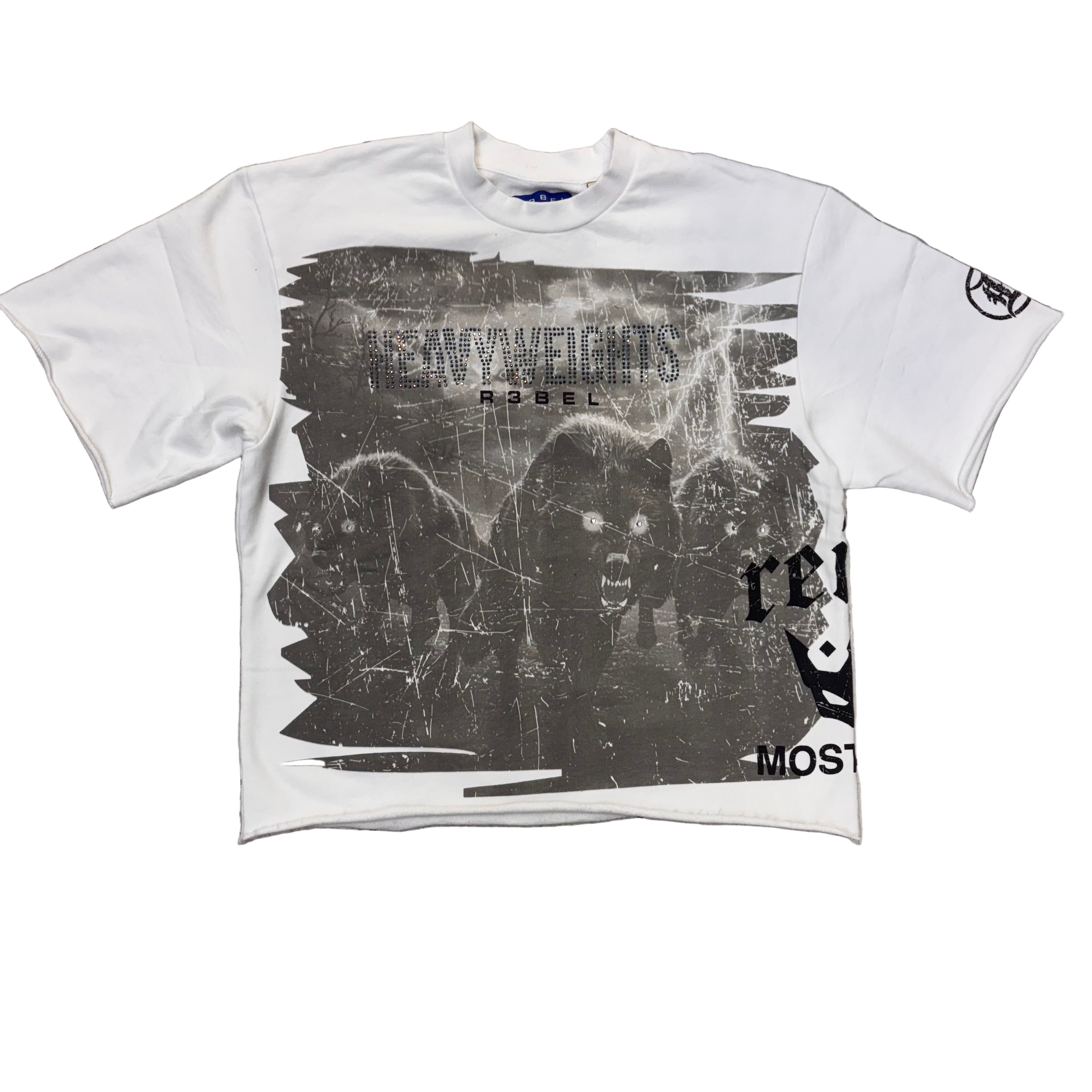 R3 - “ HEAVYWEIGHT” TShirt - WHITE - 141
