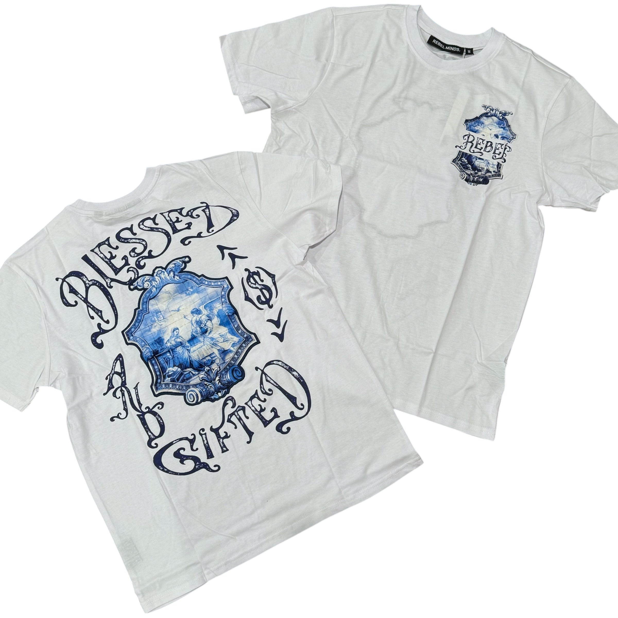 Rebel Blessed Tee white 118