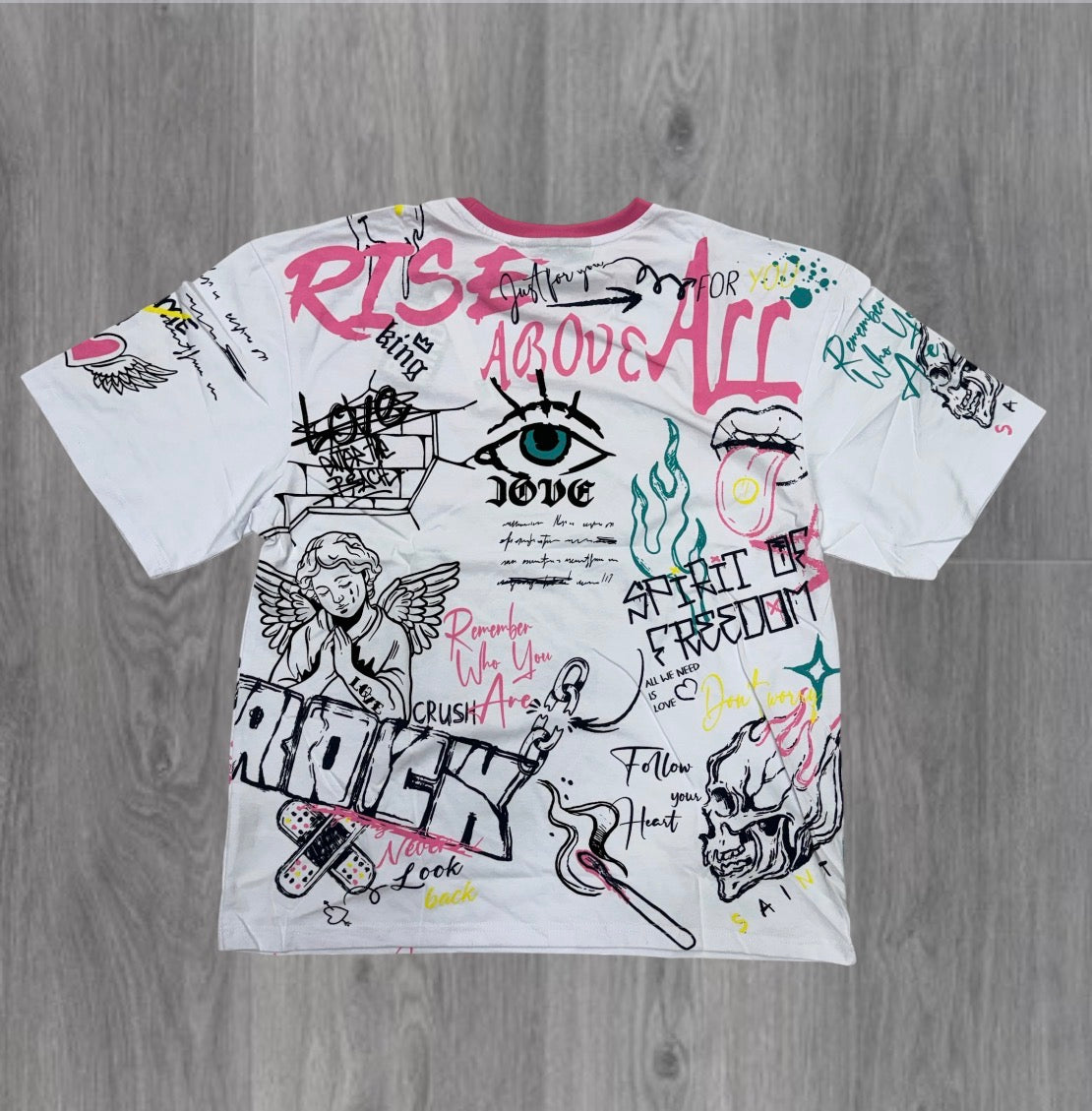 Rebel - Above all T-shirt - Pink - 115