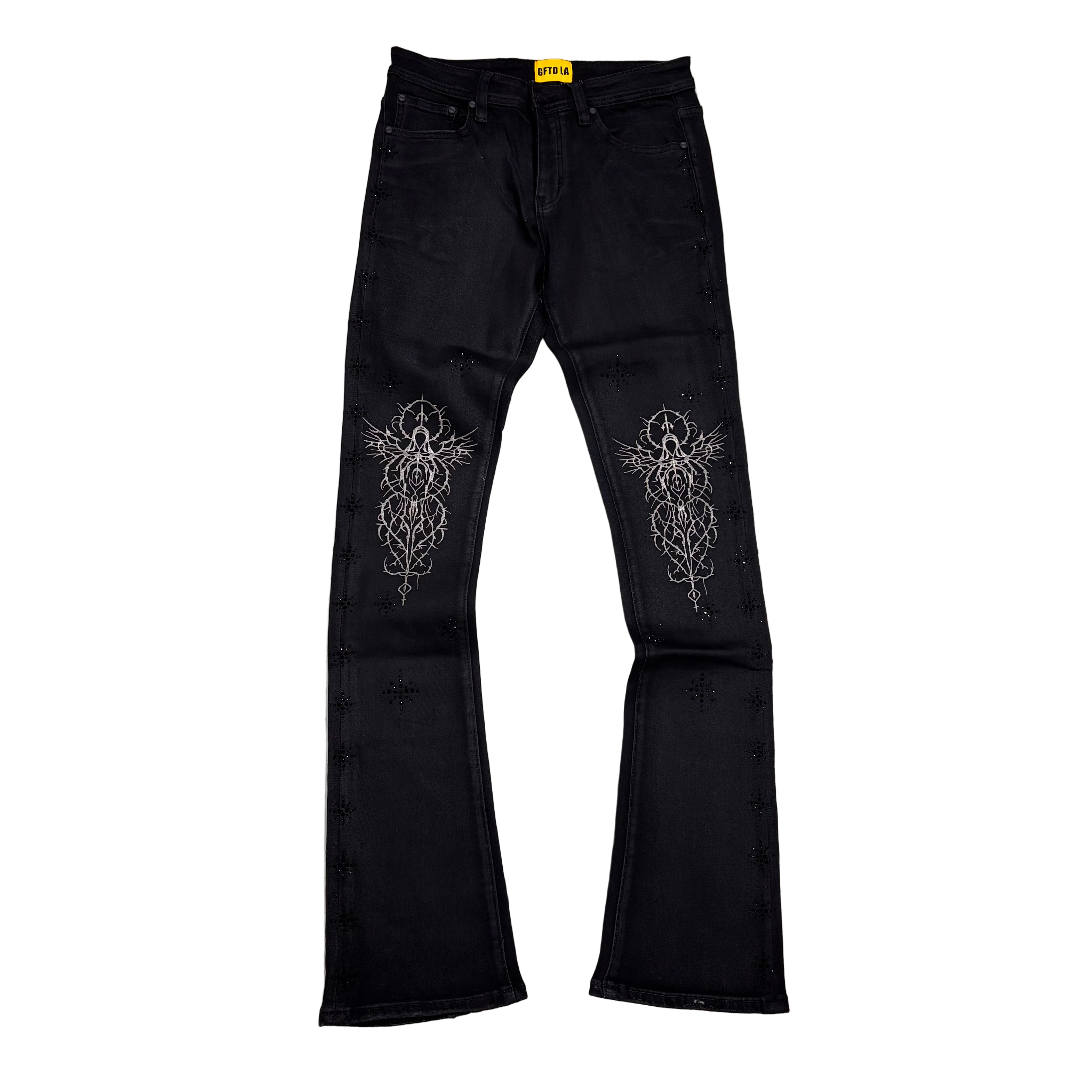 GFTD - LUKE Wax Denim - BLK - 2537