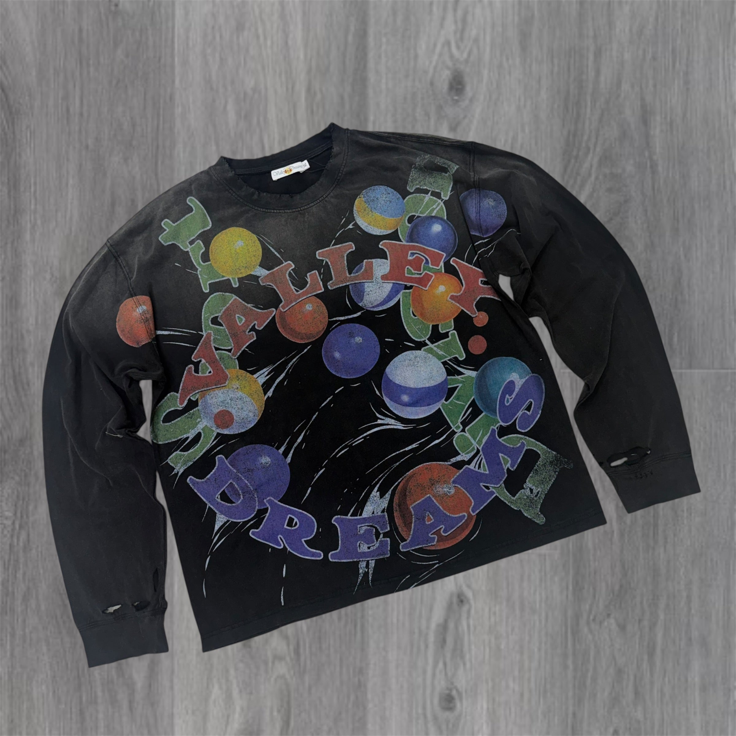 Valley 8 Ball Long Sleeve Tee - Black