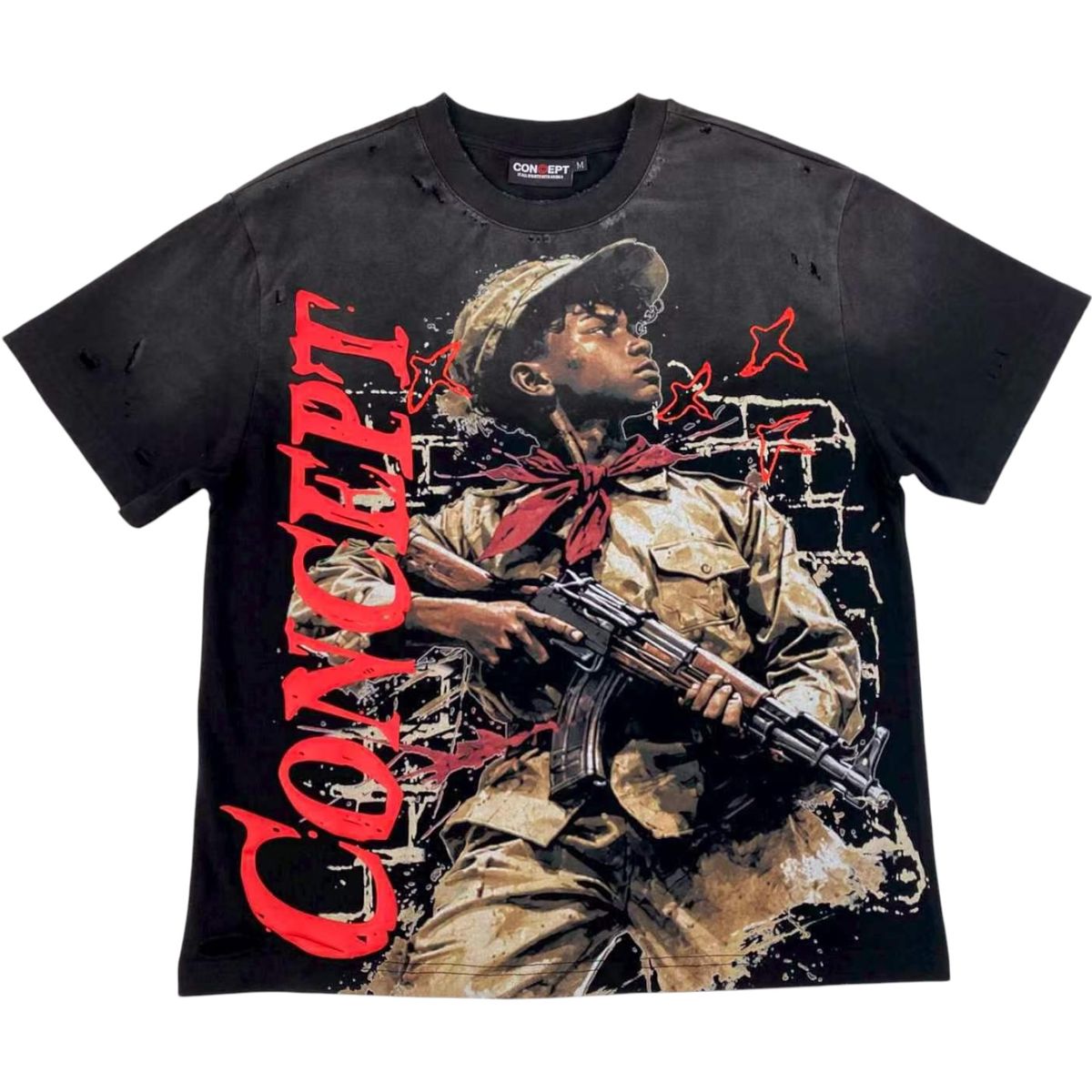 Con - Soldier T-shirt - Black Wash - 14 (2)