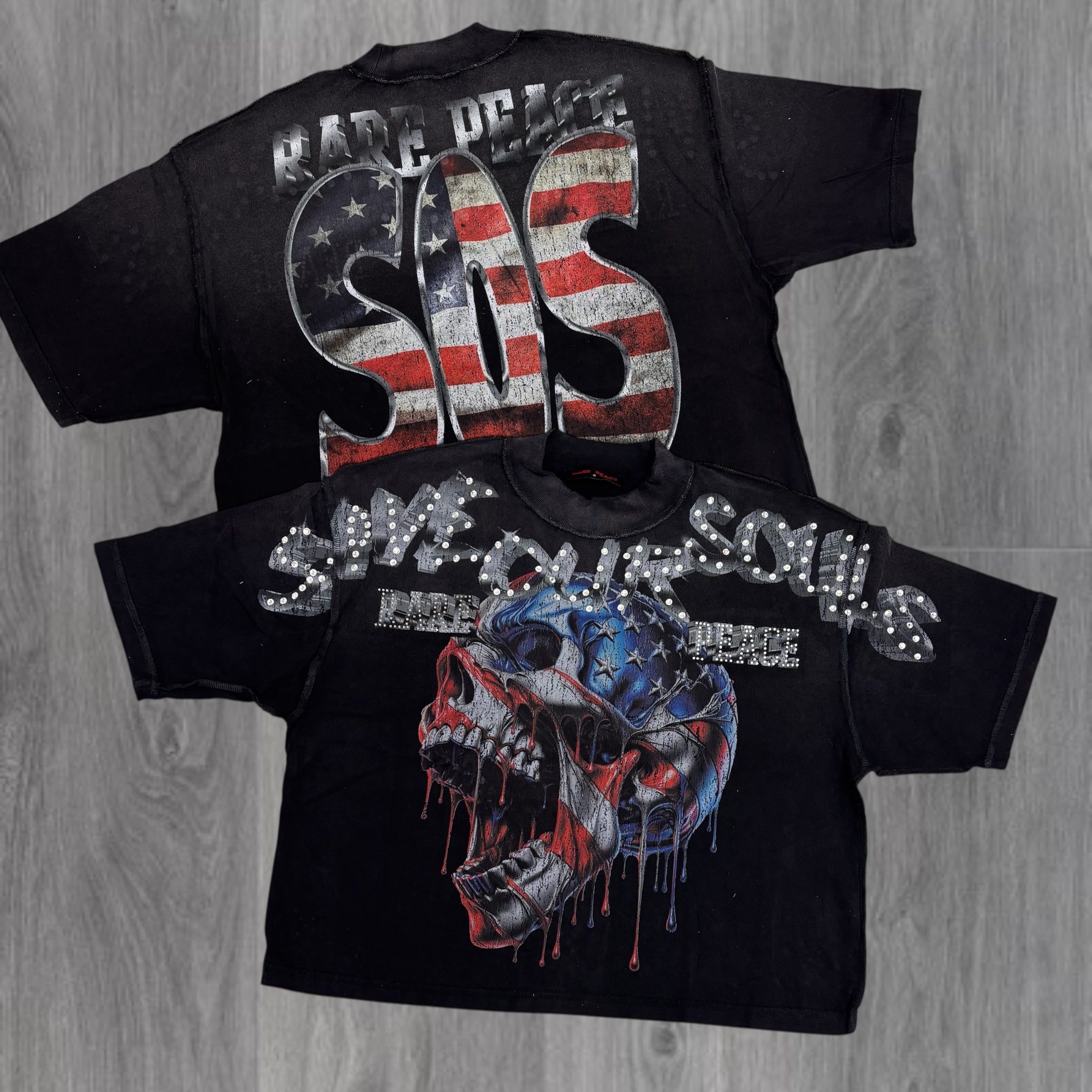 RARE PEACE - SOUL Tee - BLK - 5050 z