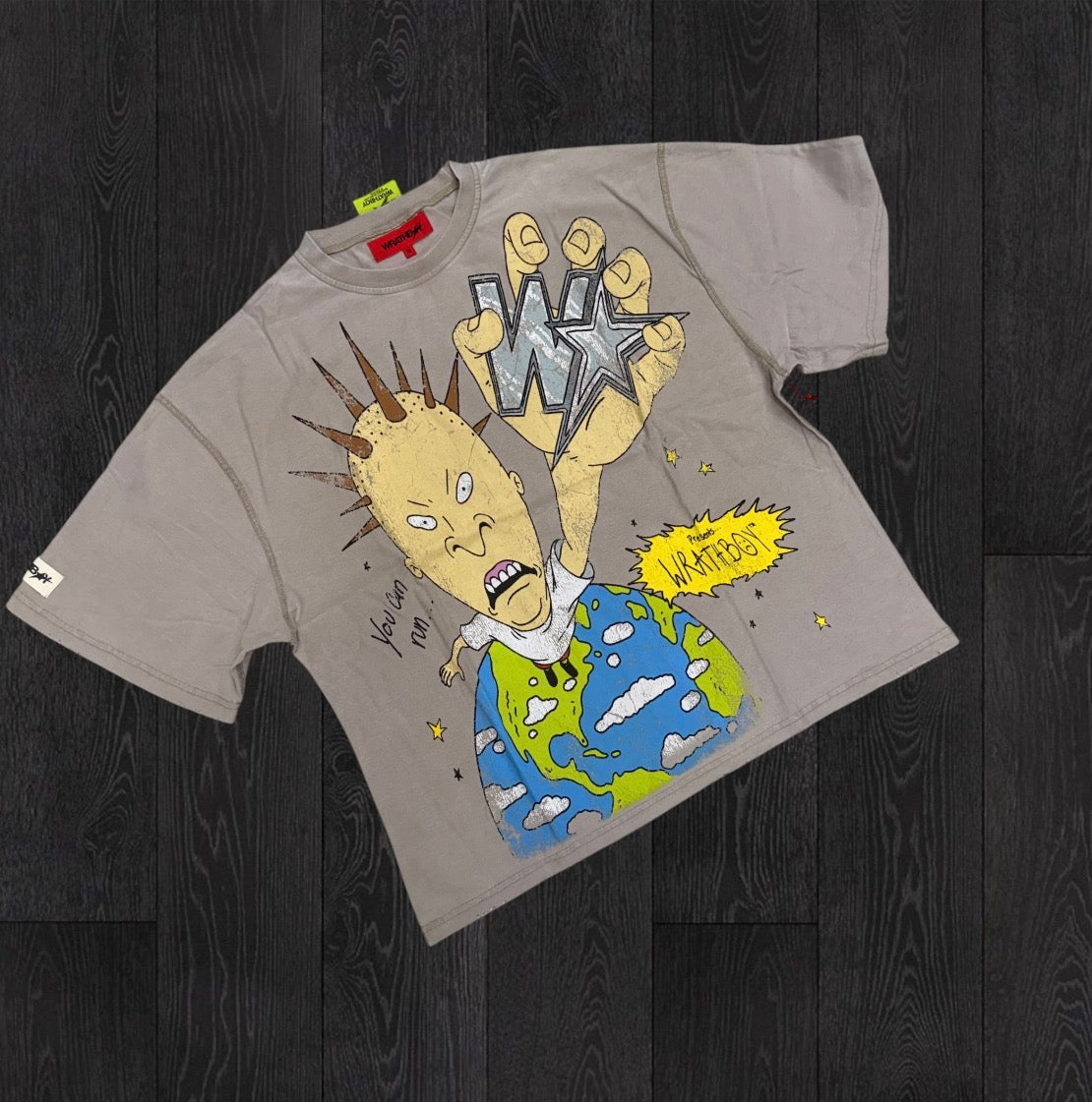 Wrath - You Can Run Tee - Light Brown 626