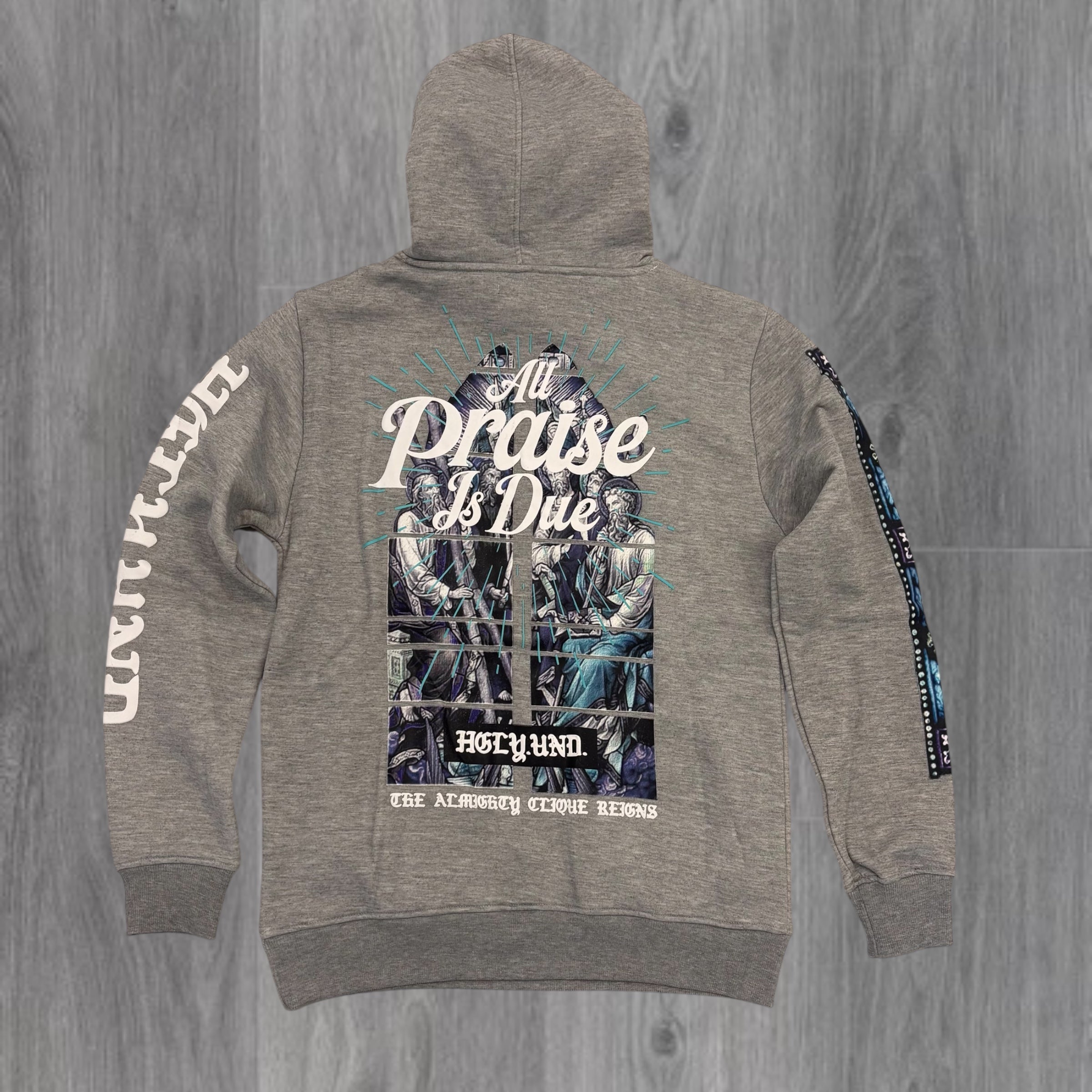 UNDRTD - Stacked ALL PARADISE Sweatsuit - H.GREY- 5602 5202