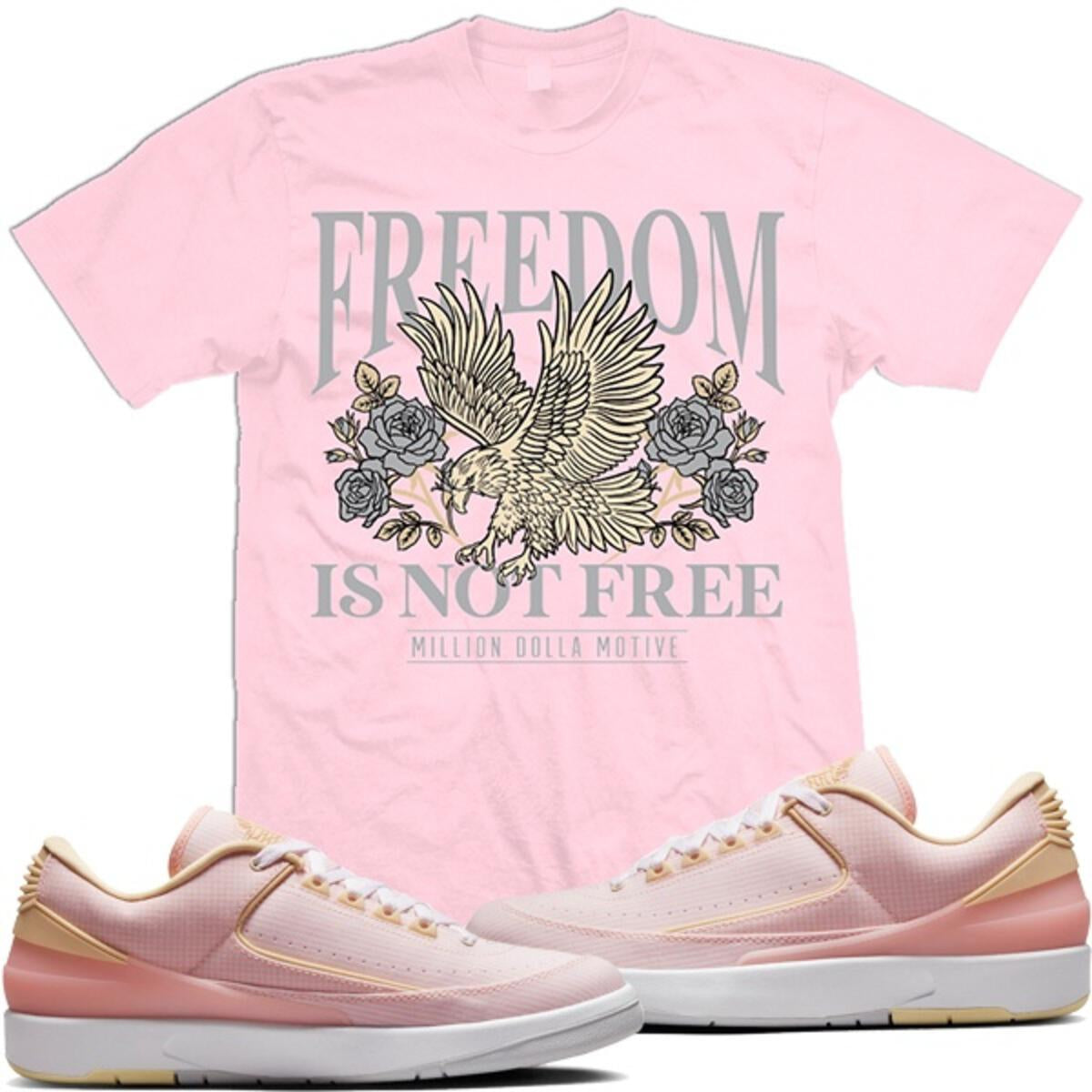 Motive Freedeom Not Free T-shirt Pink