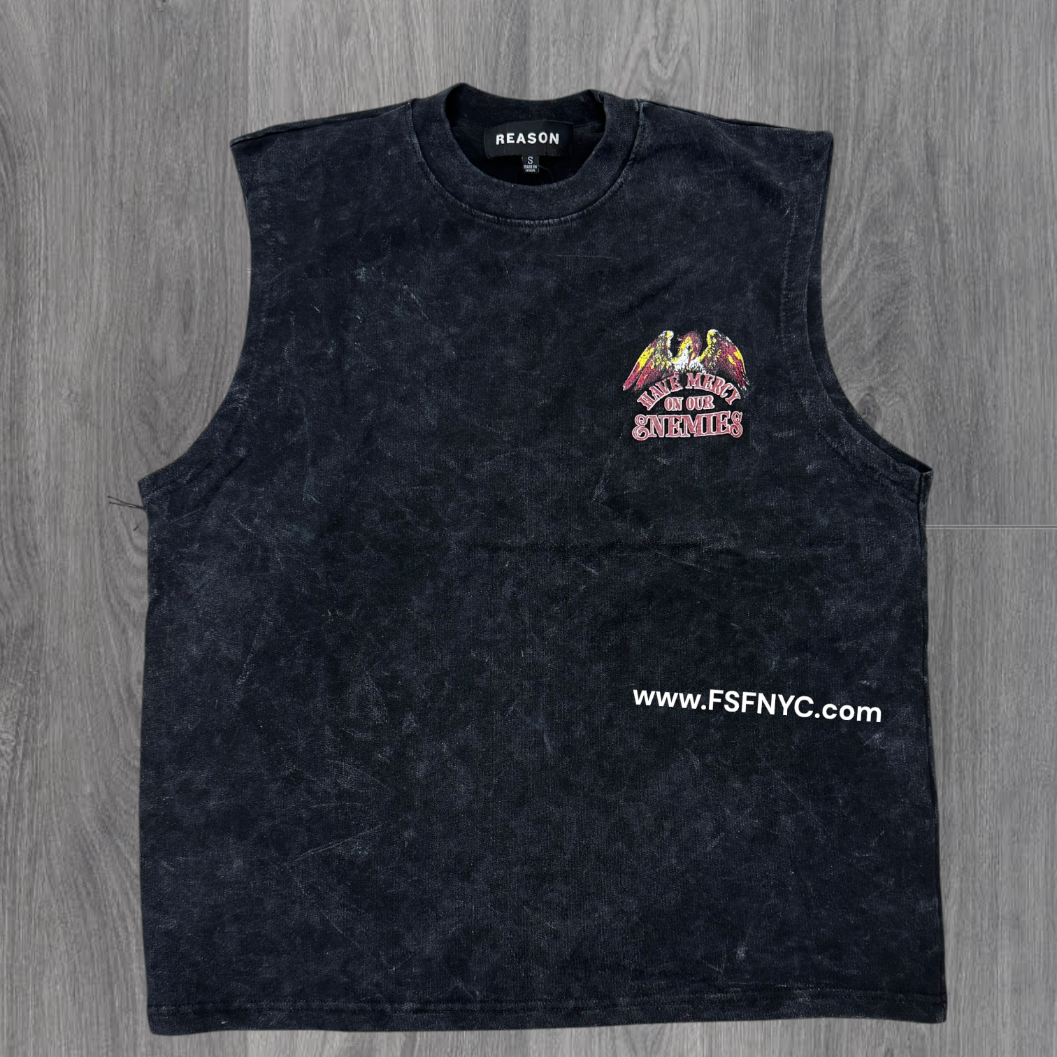 Reason - Have Mercy Cut Off Tee - Black 414