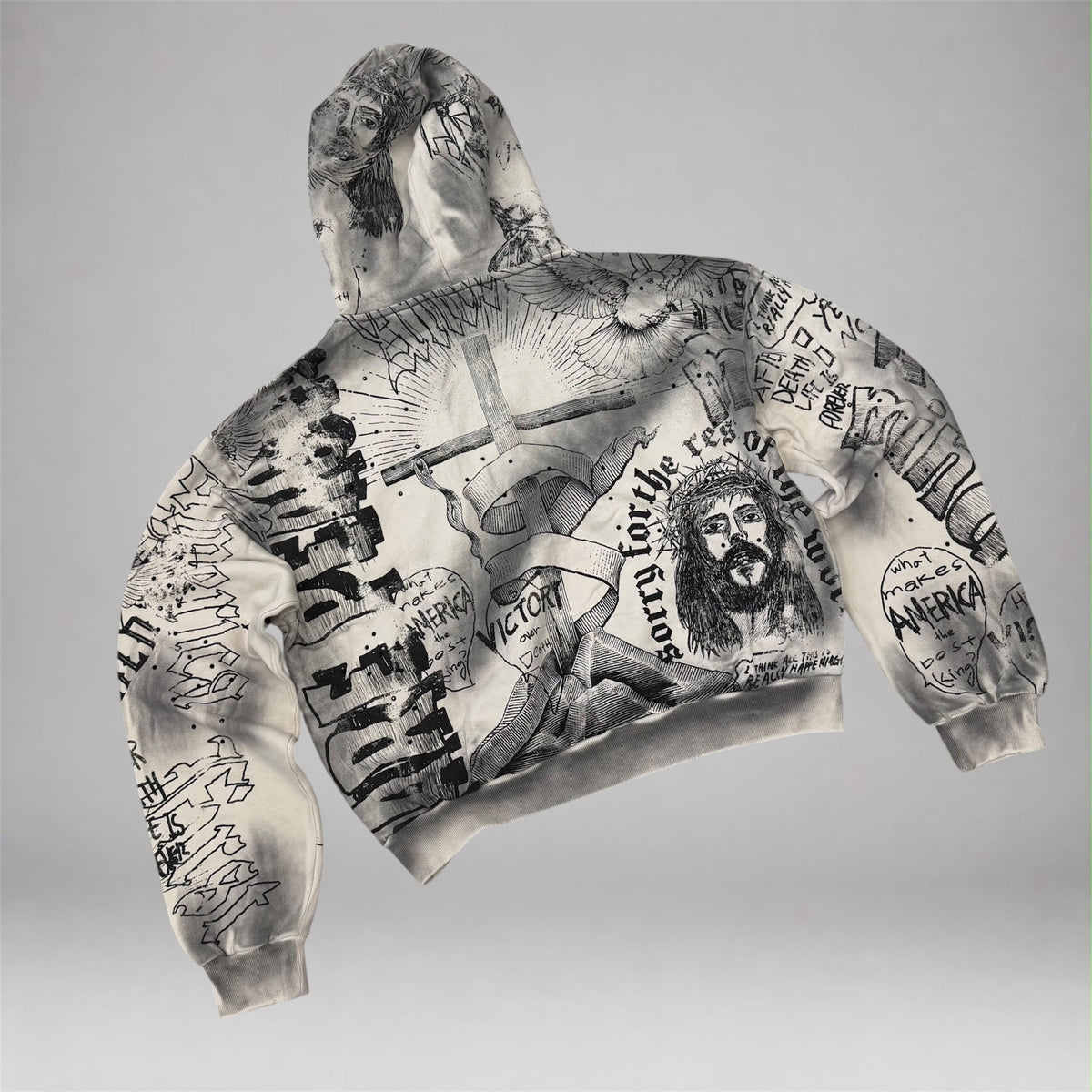 RP - Brush Hoodie - Ecru 6109