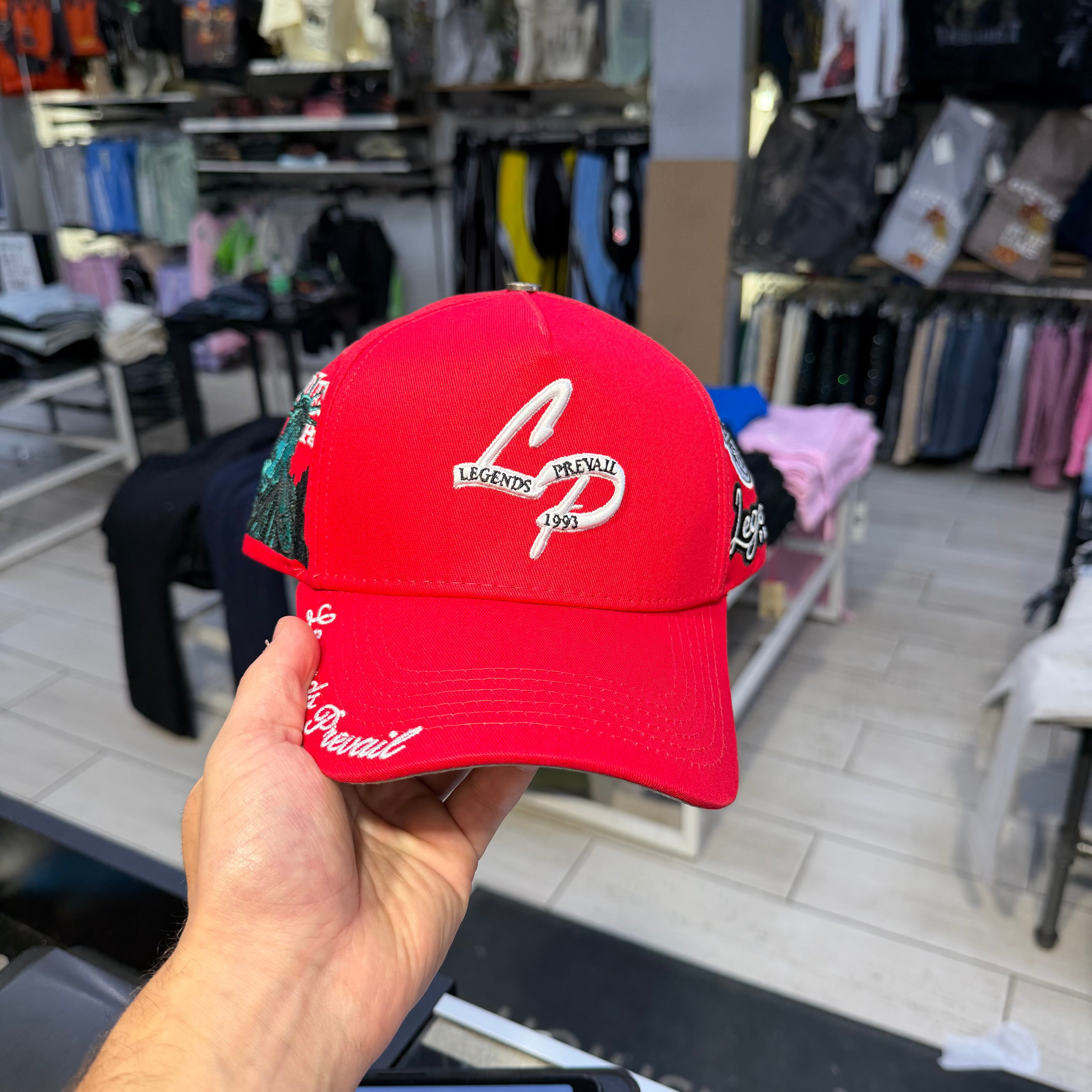 Prevail - LP Liberty Trucker Hat - Red