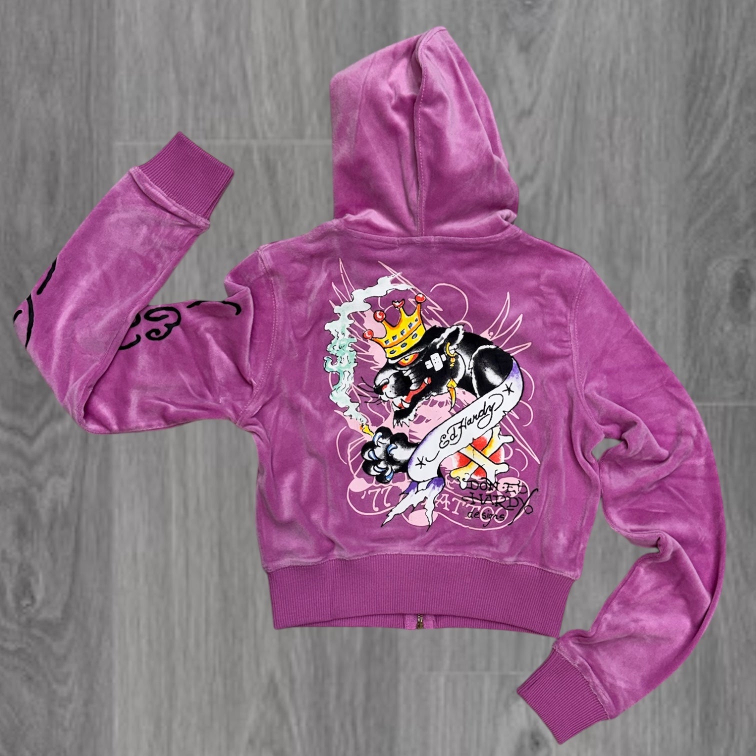 ED HARDY - Velour Women set - PINK