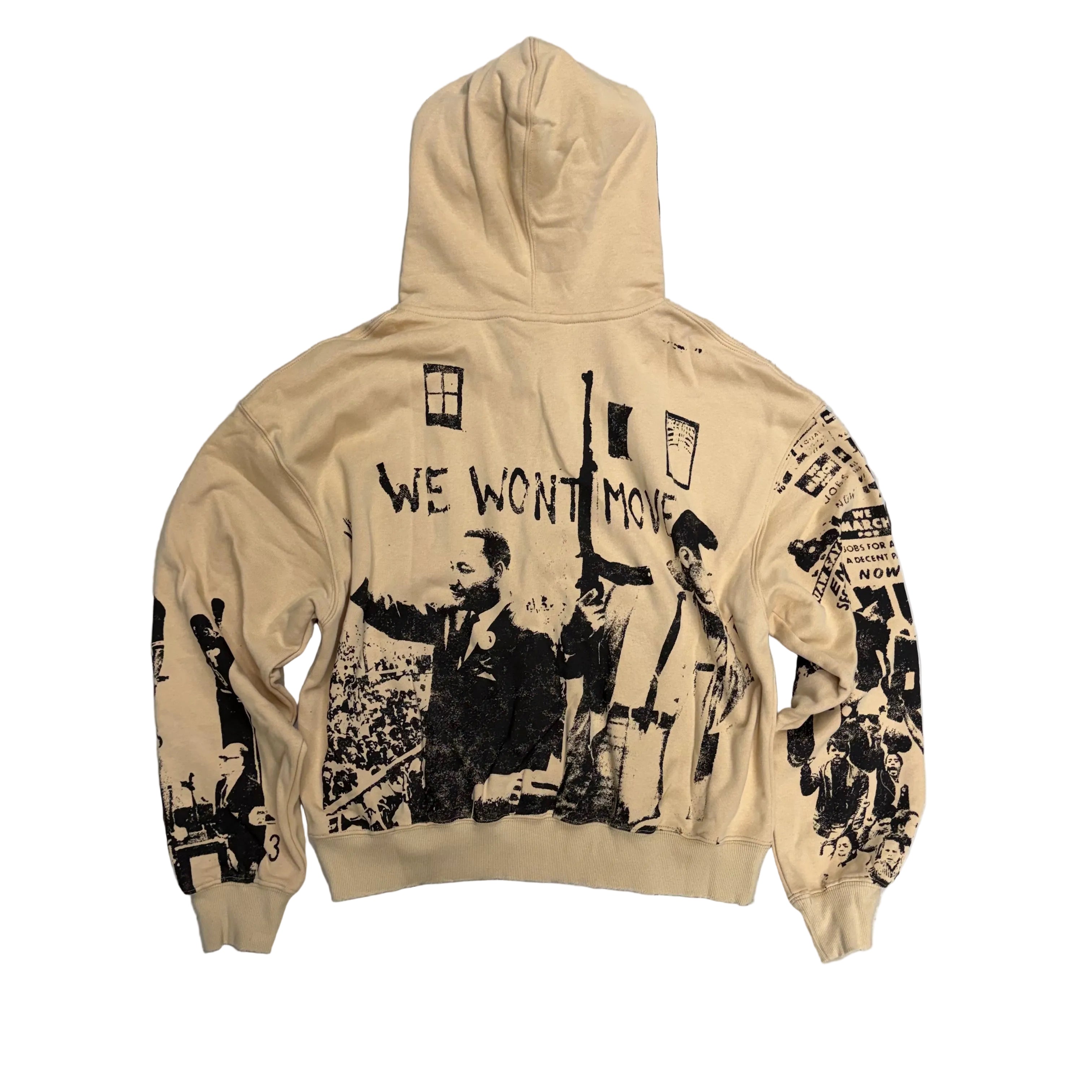 Concept - REVOLT Zip up Hoodie - Bone - 15