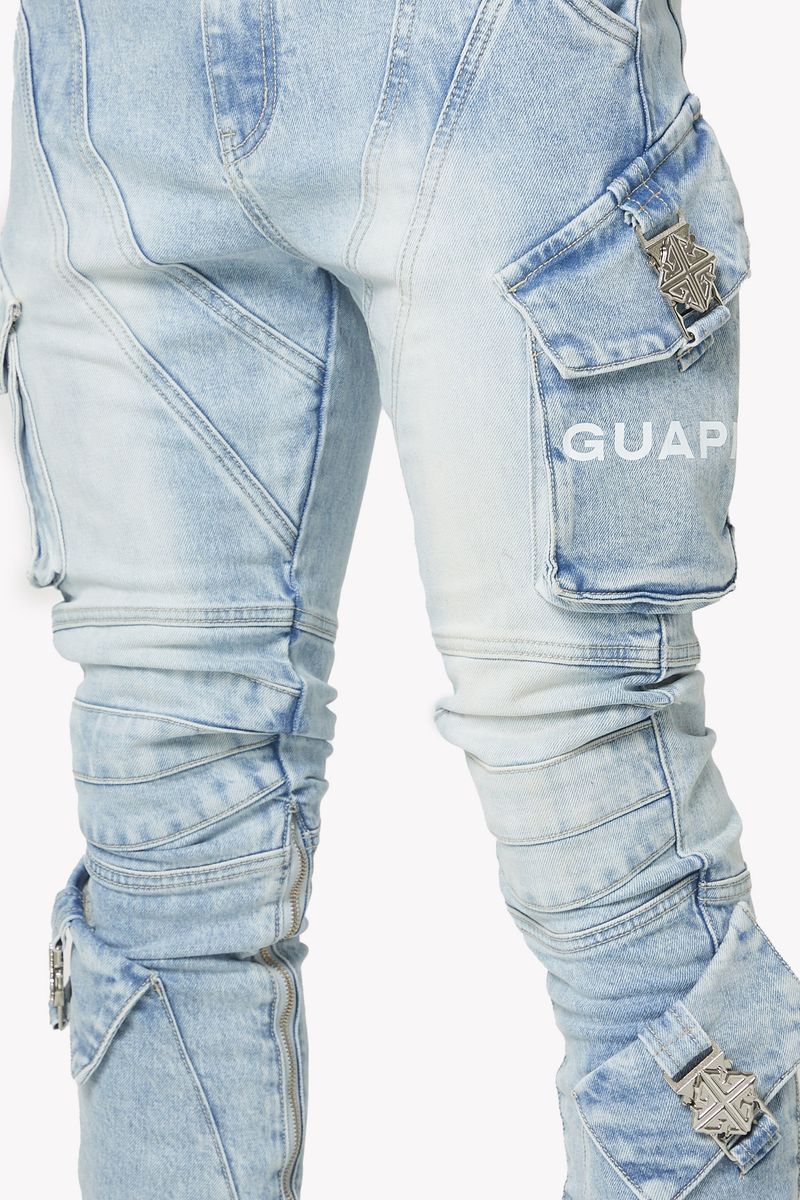 GUAPI - The Black Ope Denim - Aqua Blue