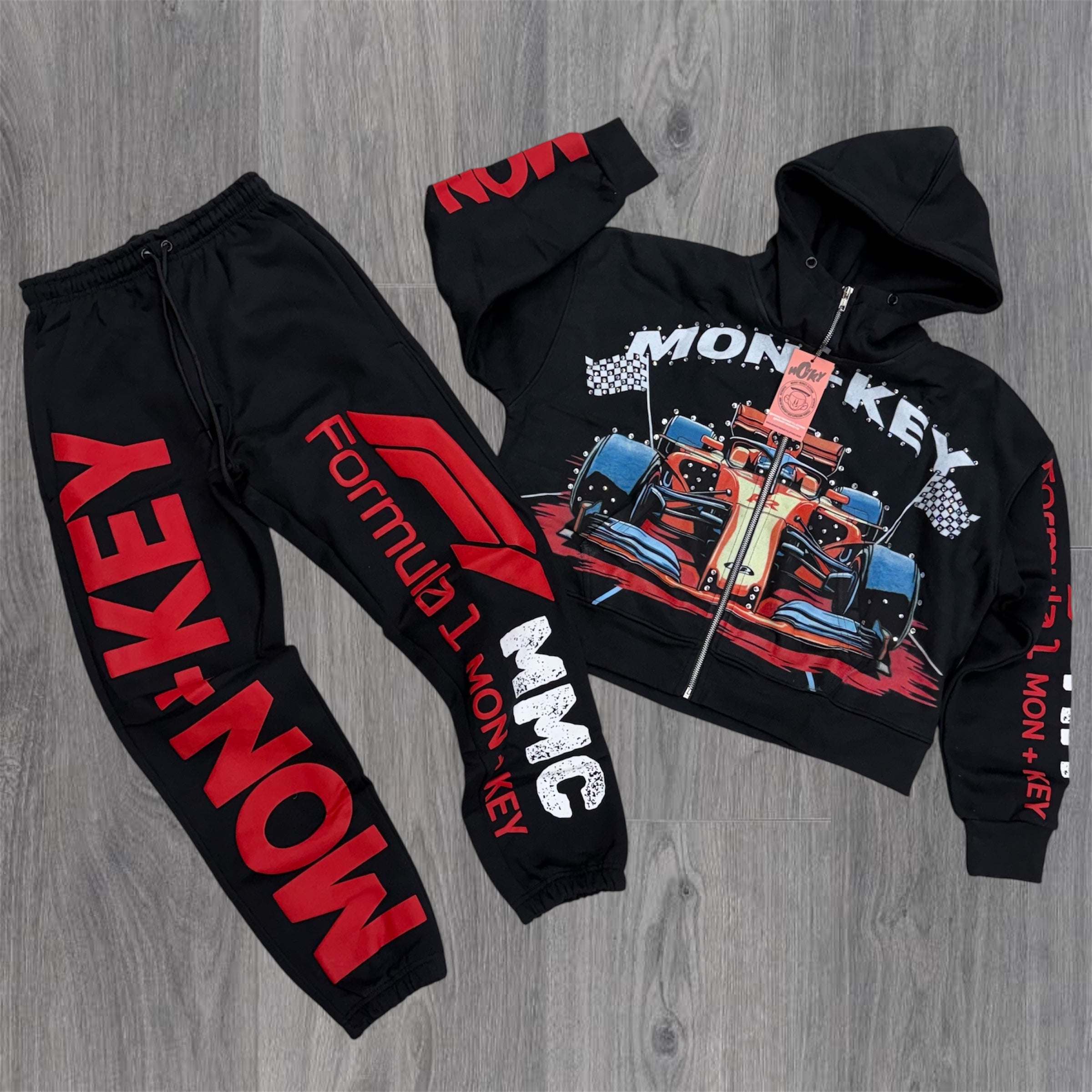 MMC - F1 Sweatsuit - Black / Red