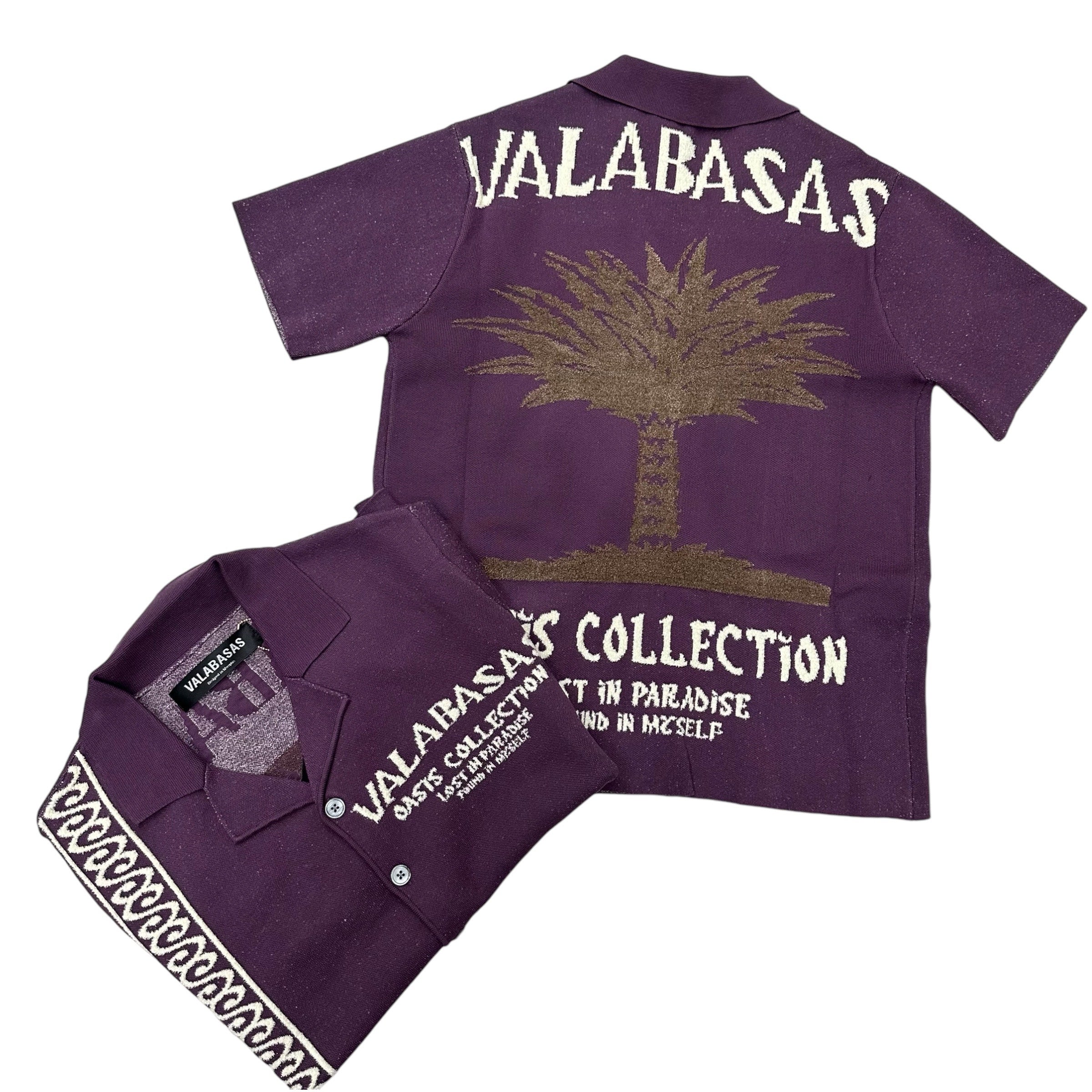 Valabasas kabana Breeze Woven Top Purple 001