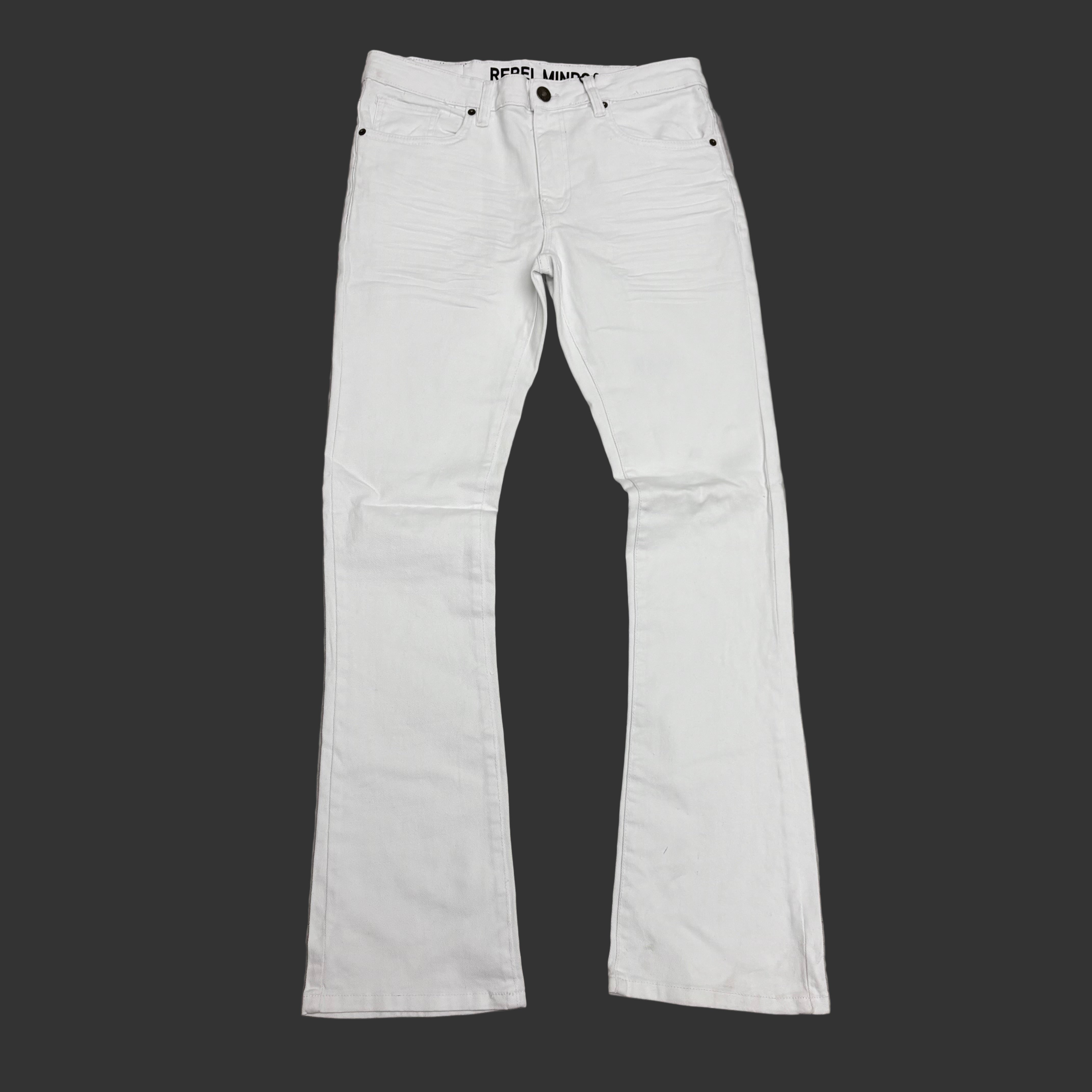 REBEL - Stacked DENIM - White - 632
