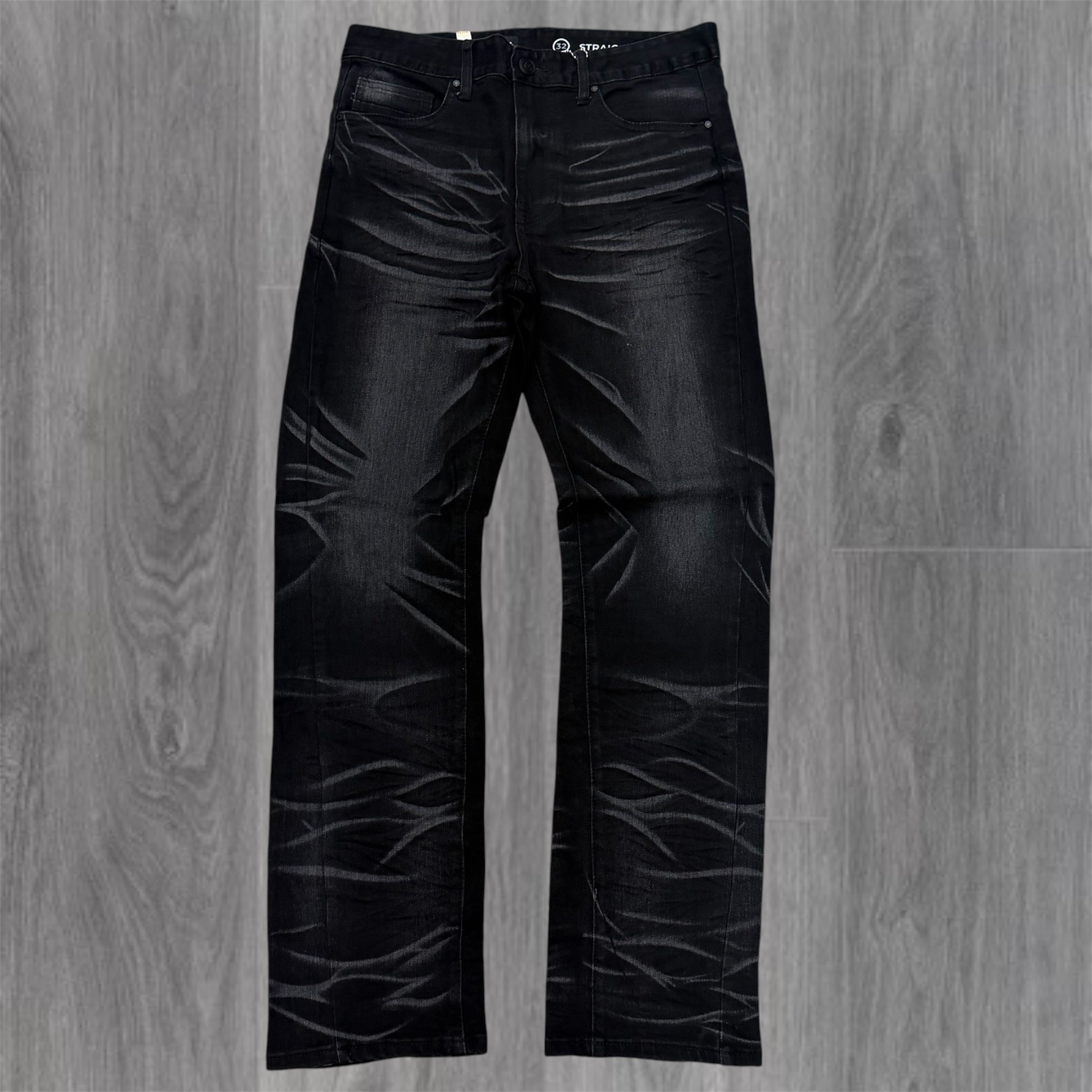 Rise - Straight Fit Denim - Obsidian Black F233