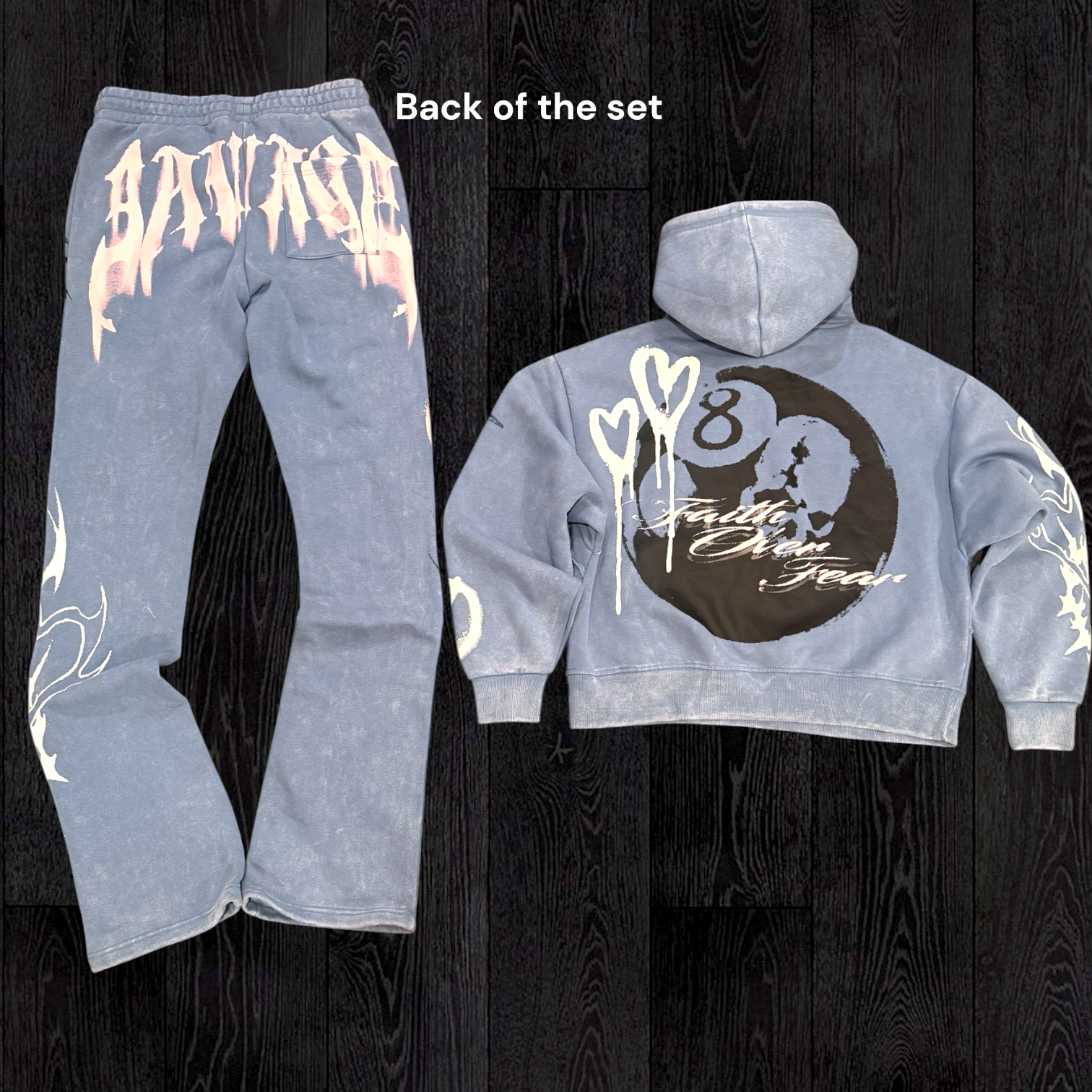 Rise - Stacked Truth Sweat Suit - Blue - F558