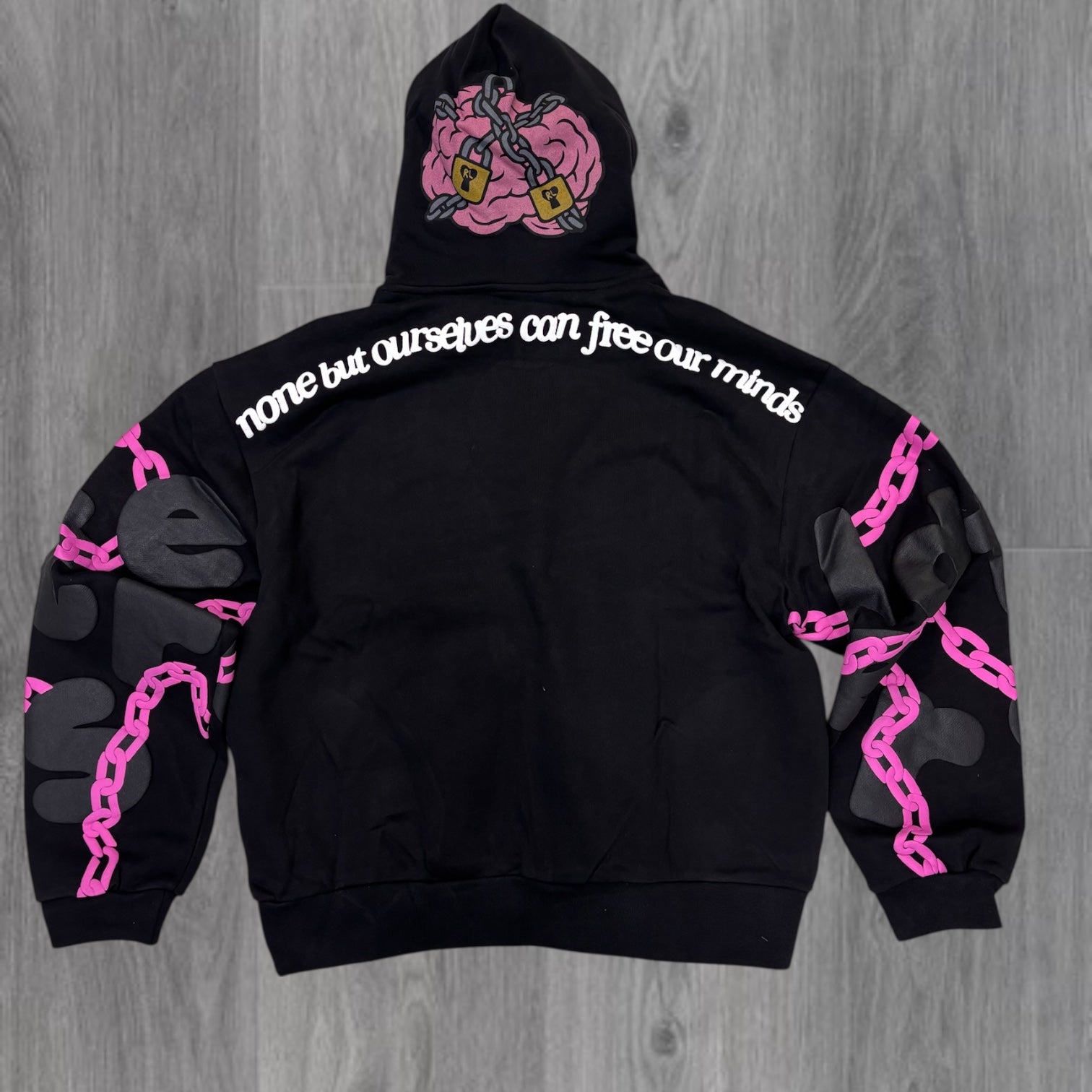 RL - OverSized Sweatsuit - Black / Pink