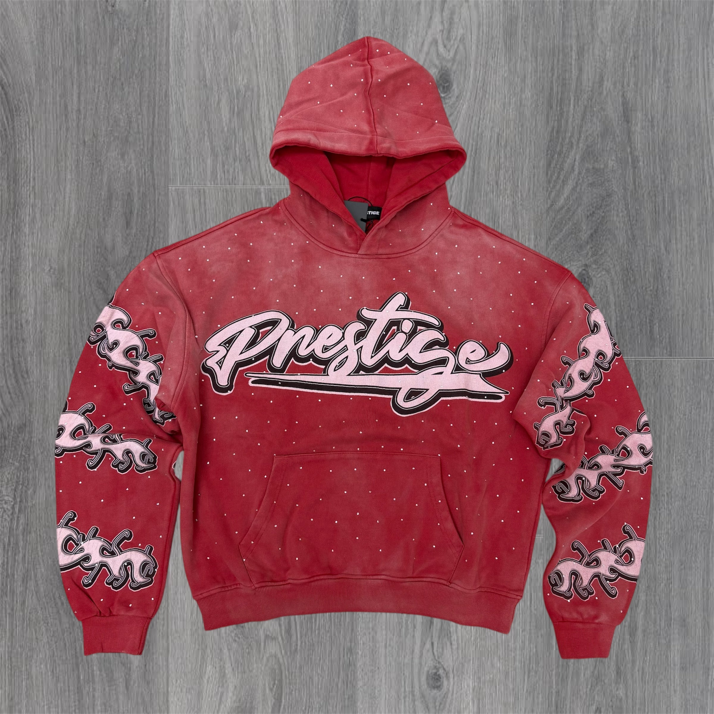 Prestige - Flames Hoodie - Red (Runs small, Go up 1 size)