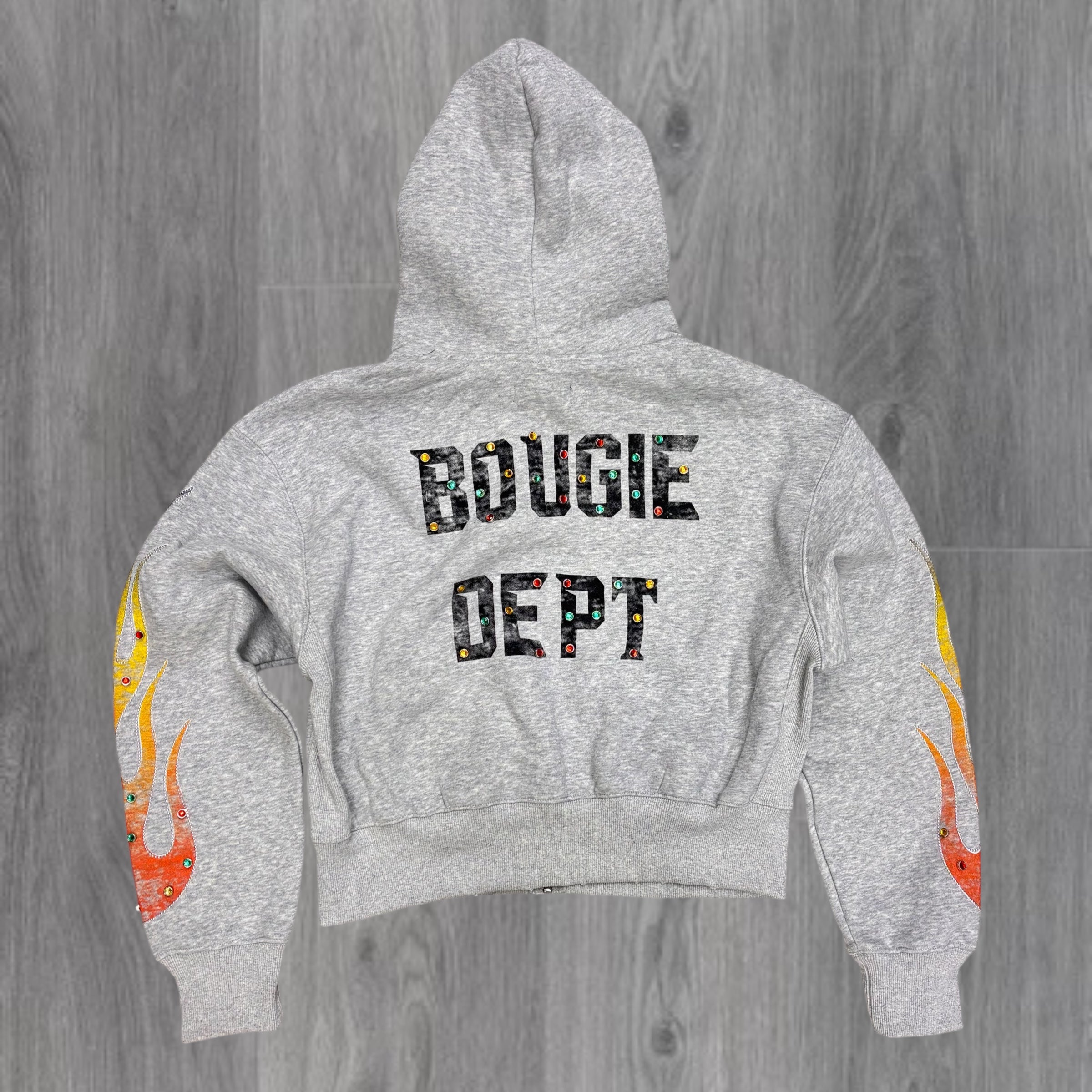 BOUGIE - Women Crystal Sweatsuit - H.GREY