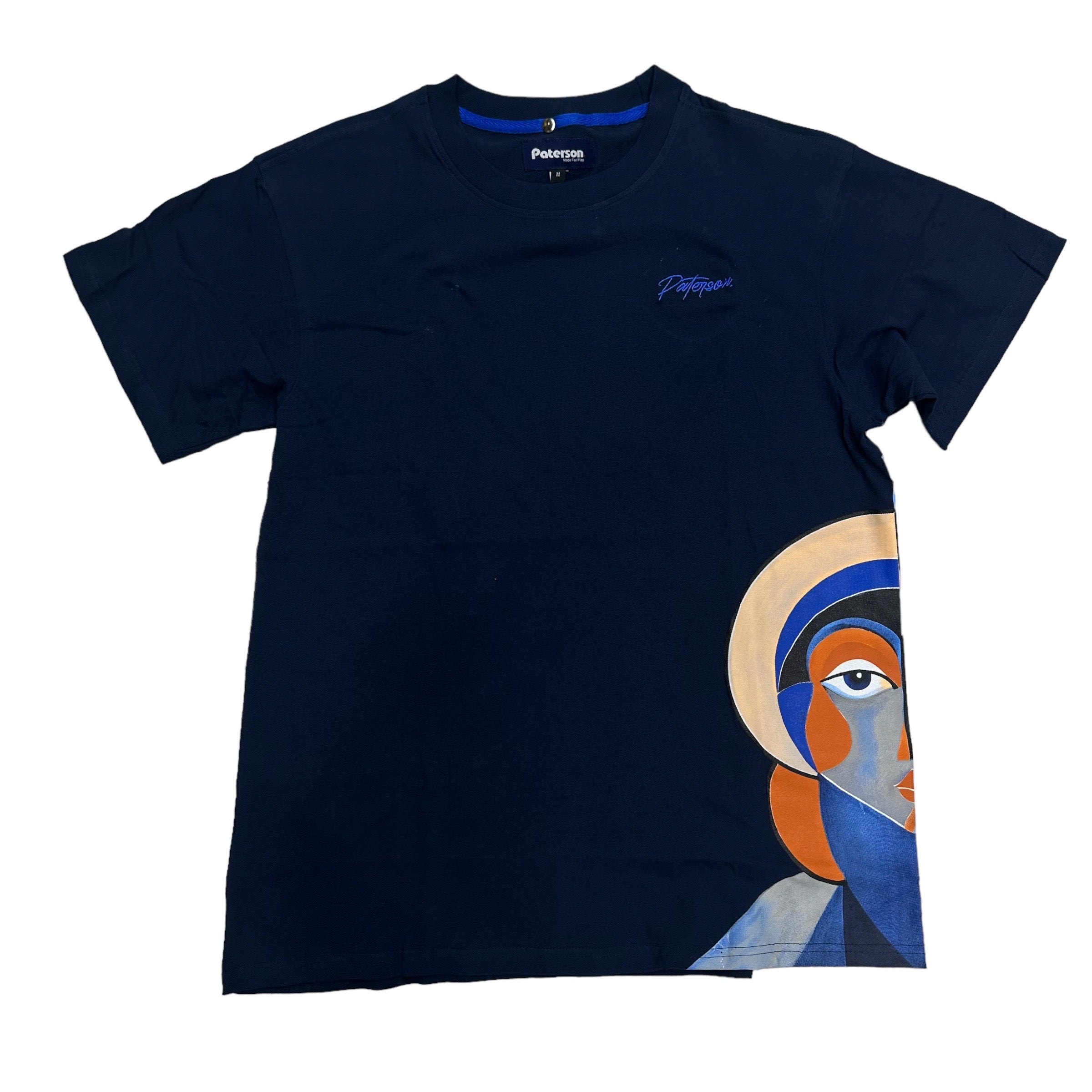Paterson Face  t shirt Navy p54