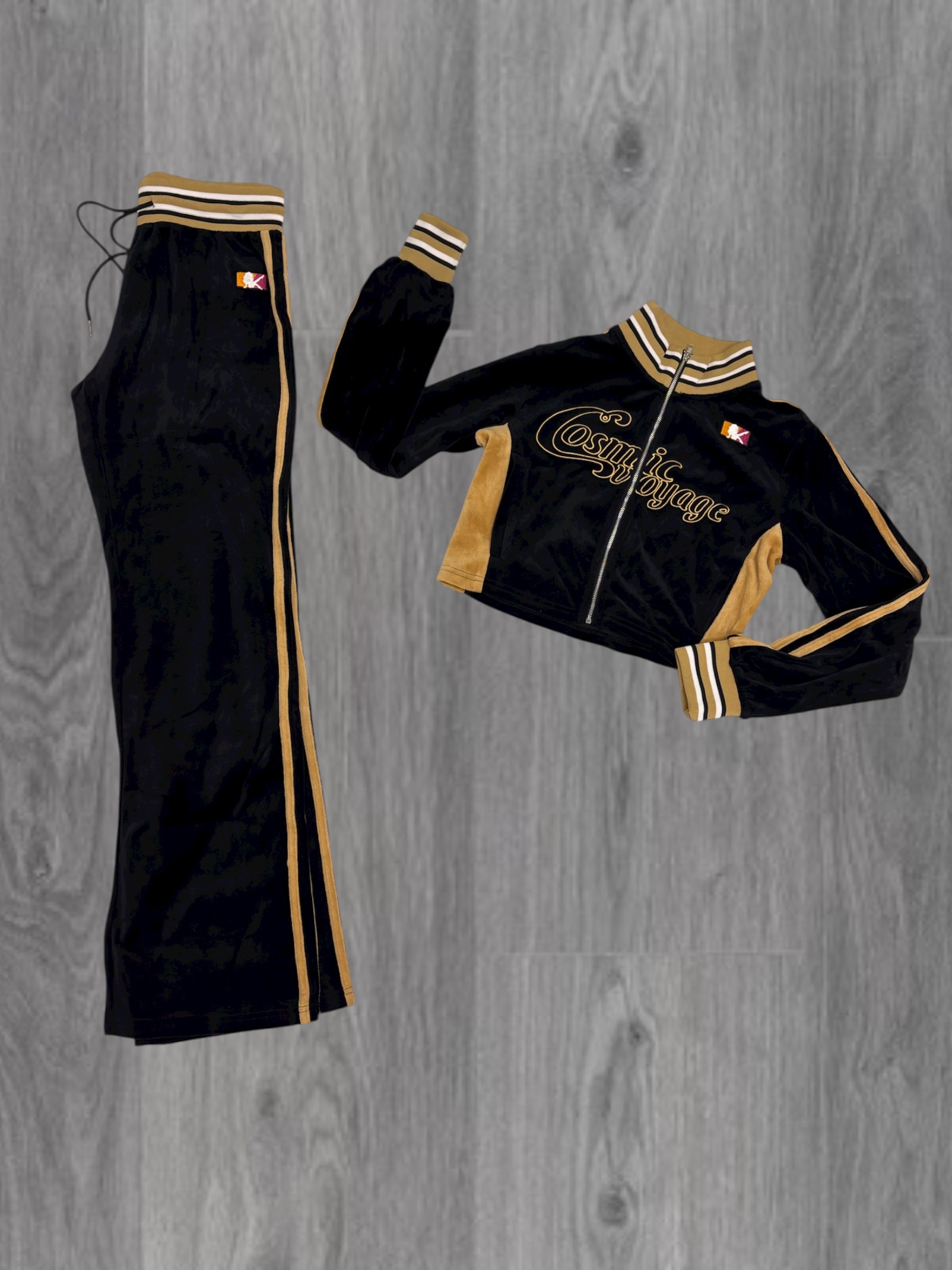 COSMIC - Velour Women set - BLK