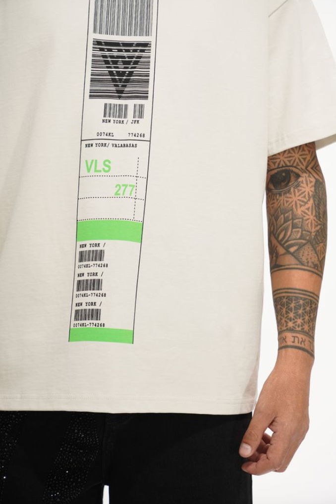 Valabasas - bagge claim T-shirt - cream - 1075