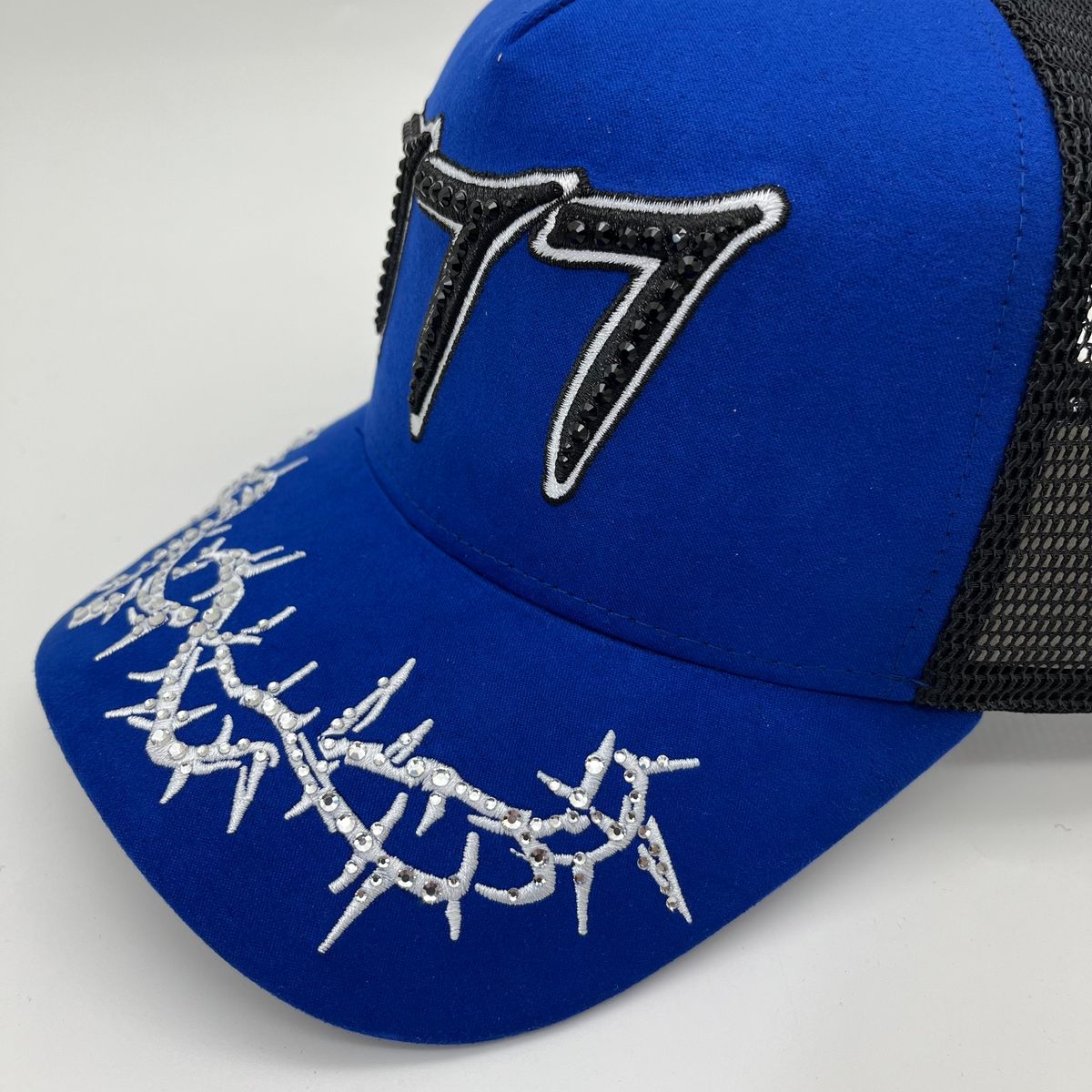 HDSN - “Chains” 777 Trucker hat - Royal/Black V2