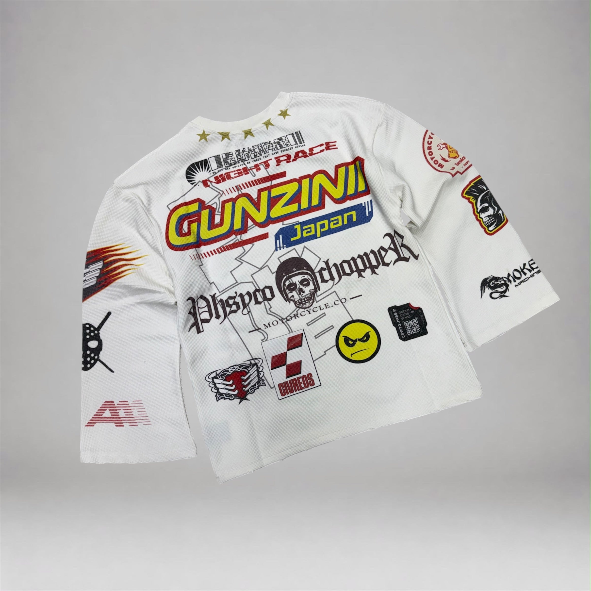 Gunzini - Motorsport Thermal Tee - Off White 796