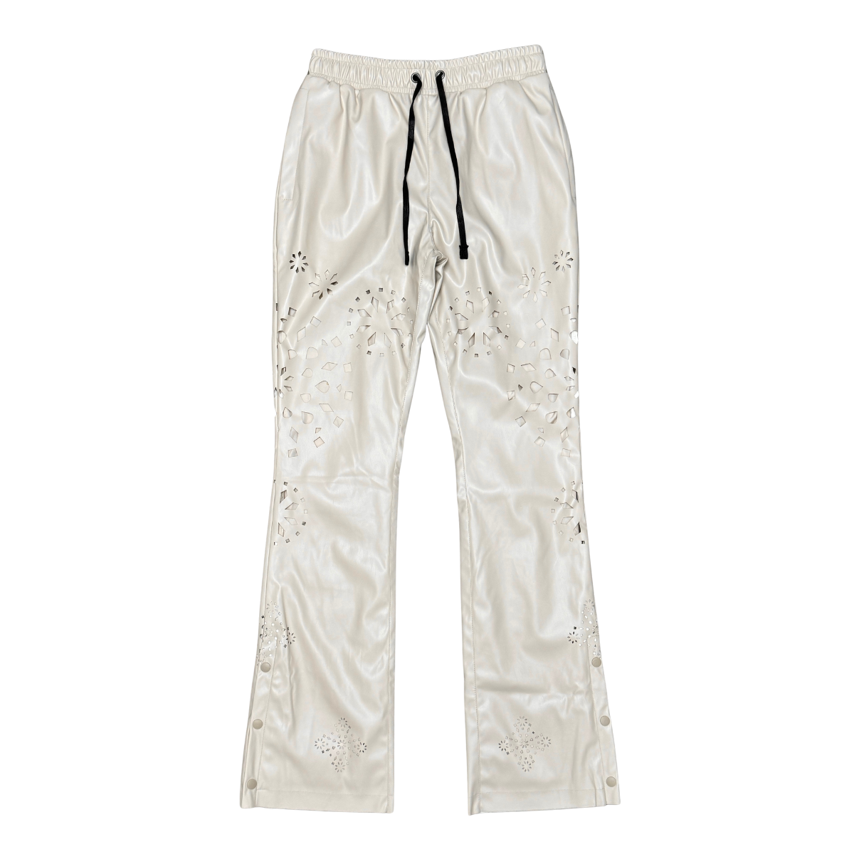 Gunzini - Stacked PU Leather Set - bone - Gz1047 gc1046