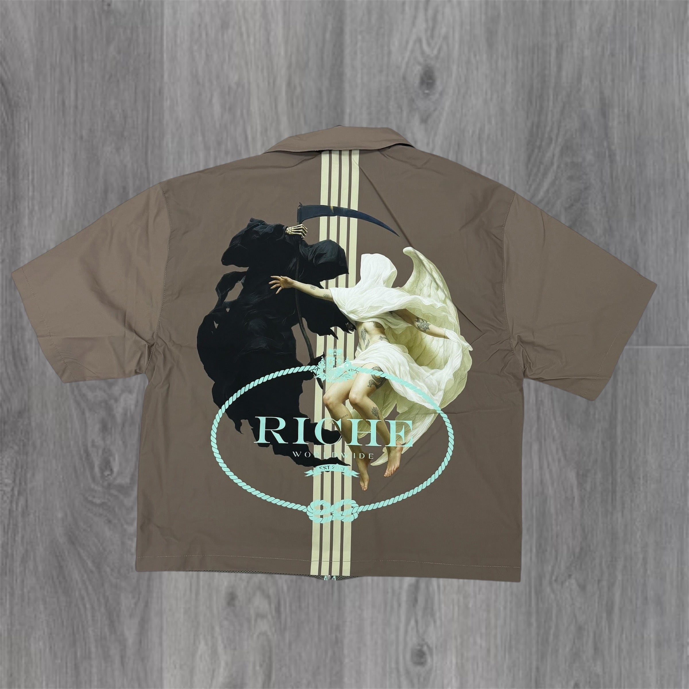 VR - Goated Windbreaker Short Set - Mocha 2054 2055