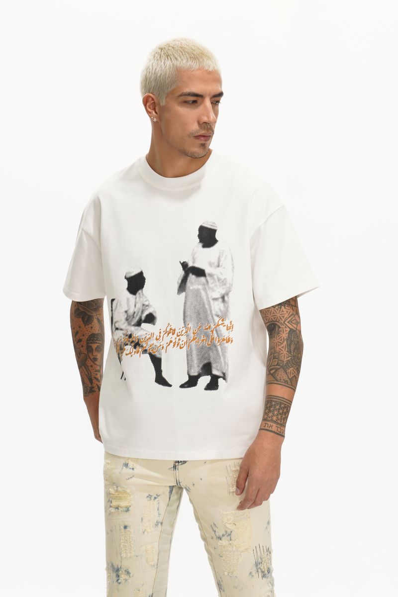 Valabasas - Dabbakh T-shirt - Cream 1073