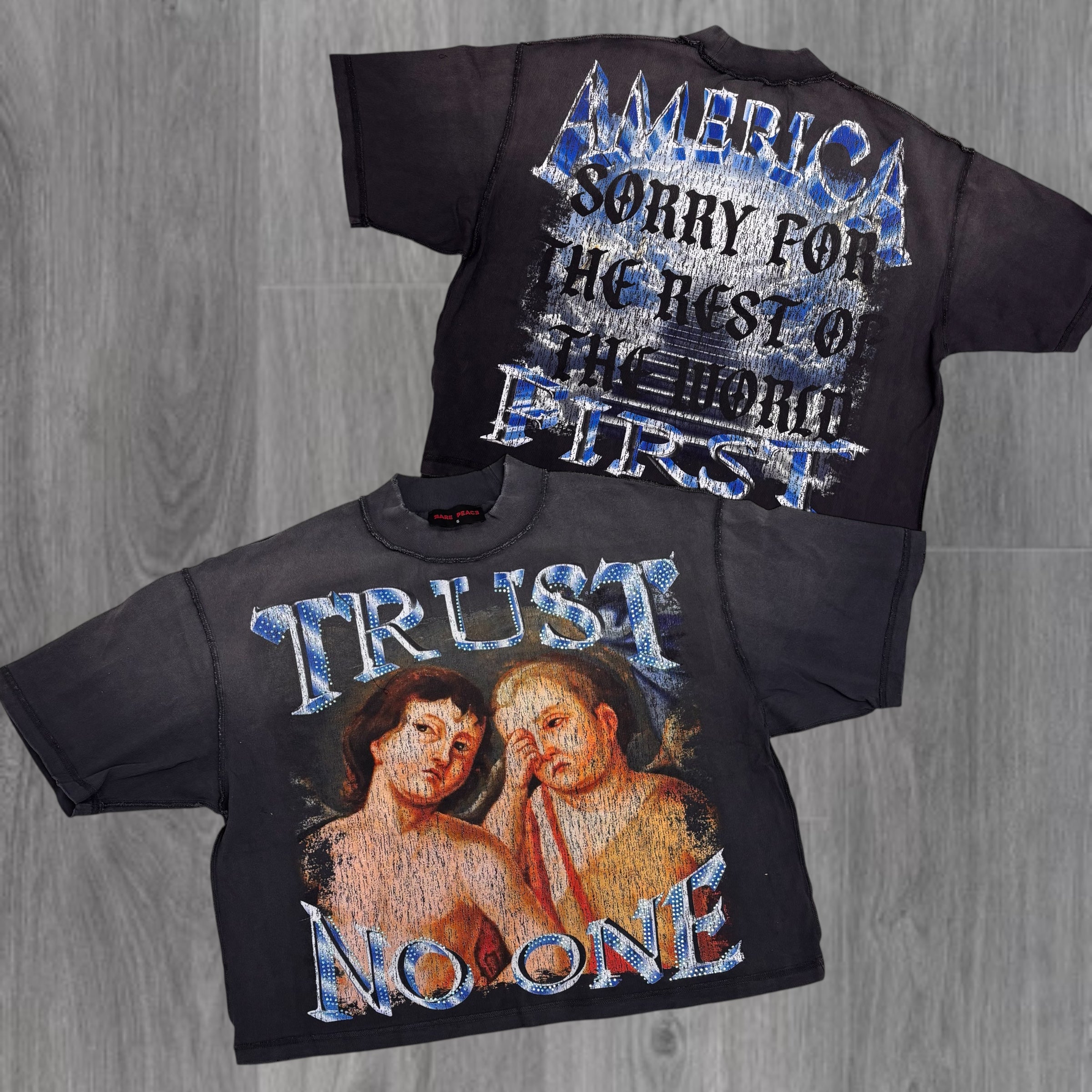 RARE PEACE - TRUST Tee - DK.Grey - 5052