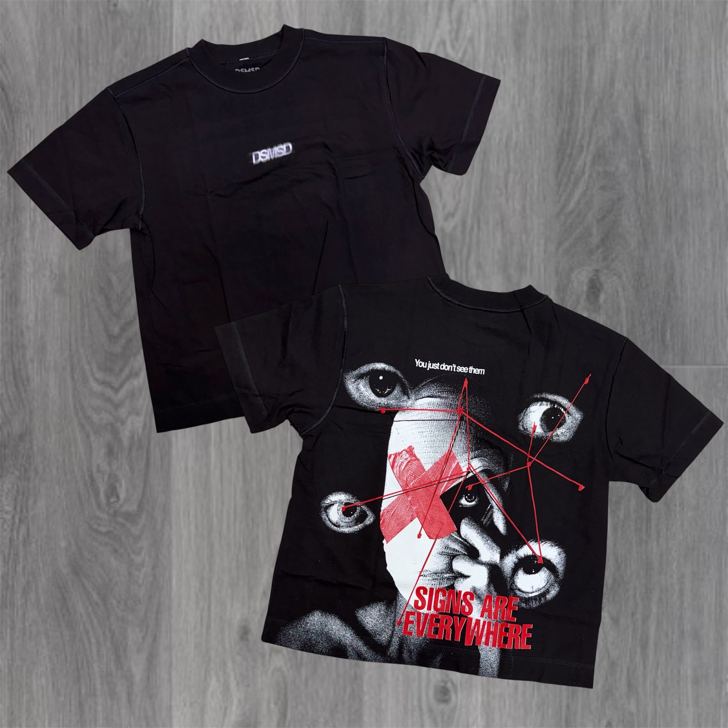 DSMSD - Open Your Eyes Tee - Black