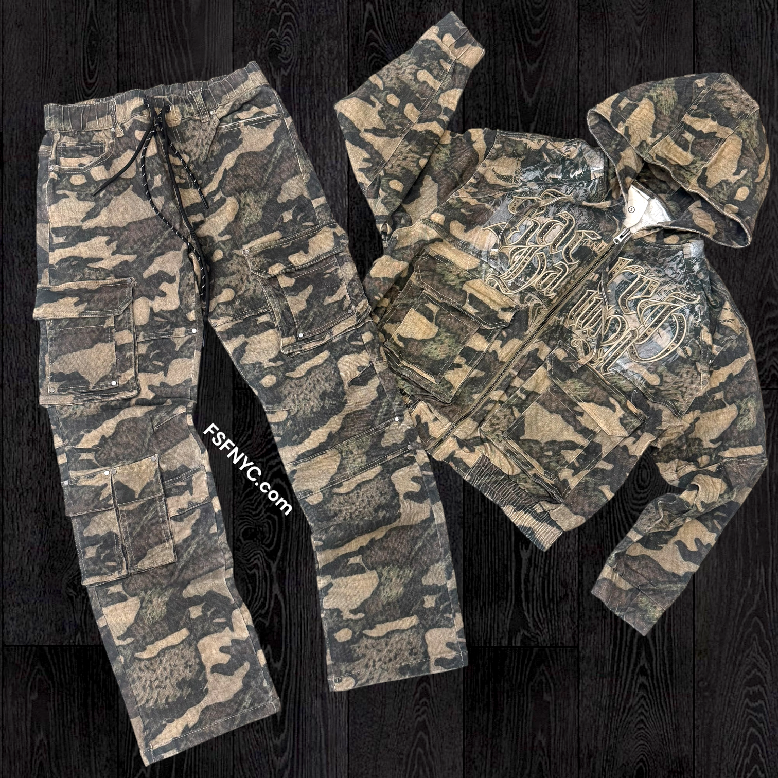 Rise - The Vintage Bomber Cargo Denim Fit - Arm - F537