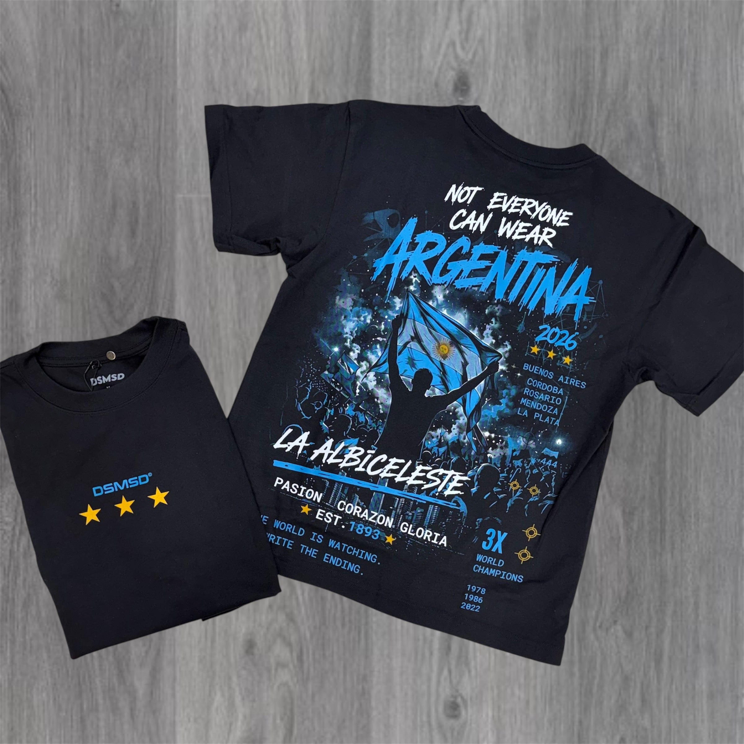 DSMSD - La Argentina Tee - Black 01