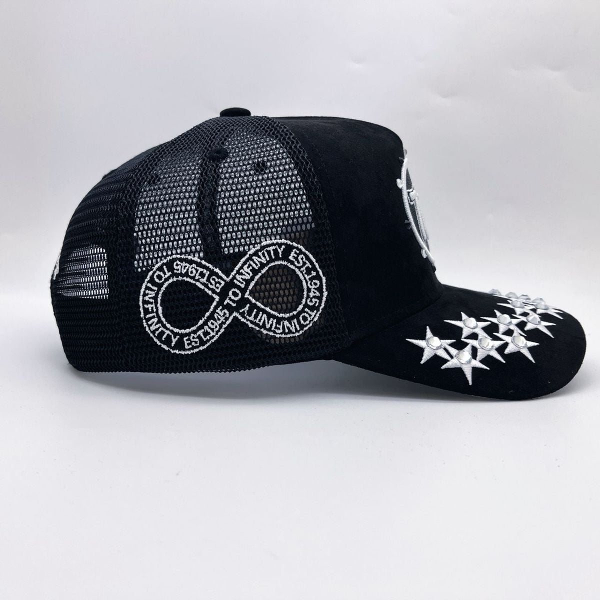 Hudson - “Stars” 777 Trucker hat - Black/White V1