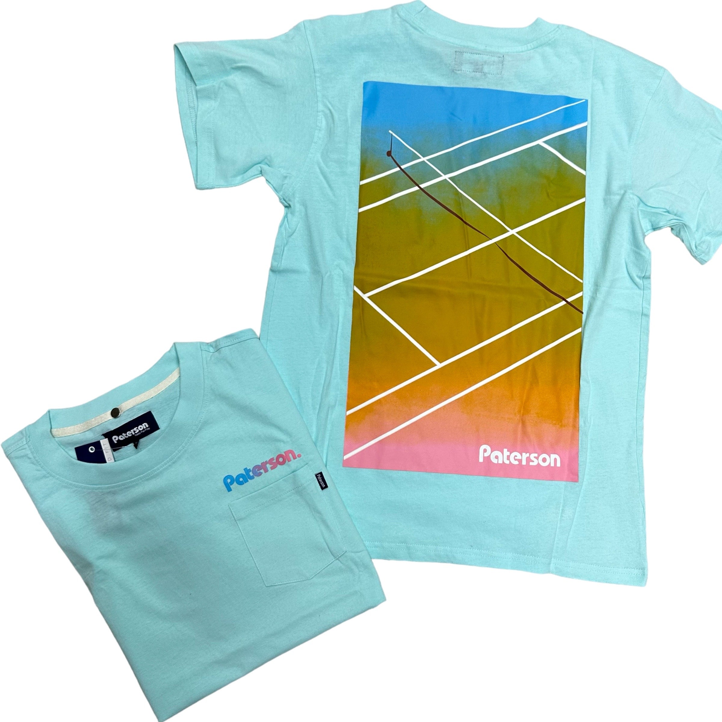 Paterson pocket  T shirt Aqua  p63